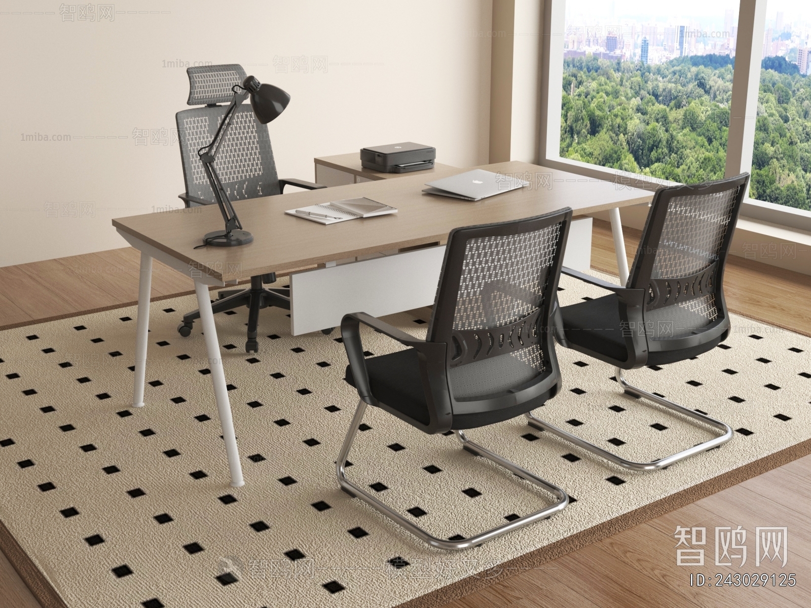 Modern Office Desk And Chair