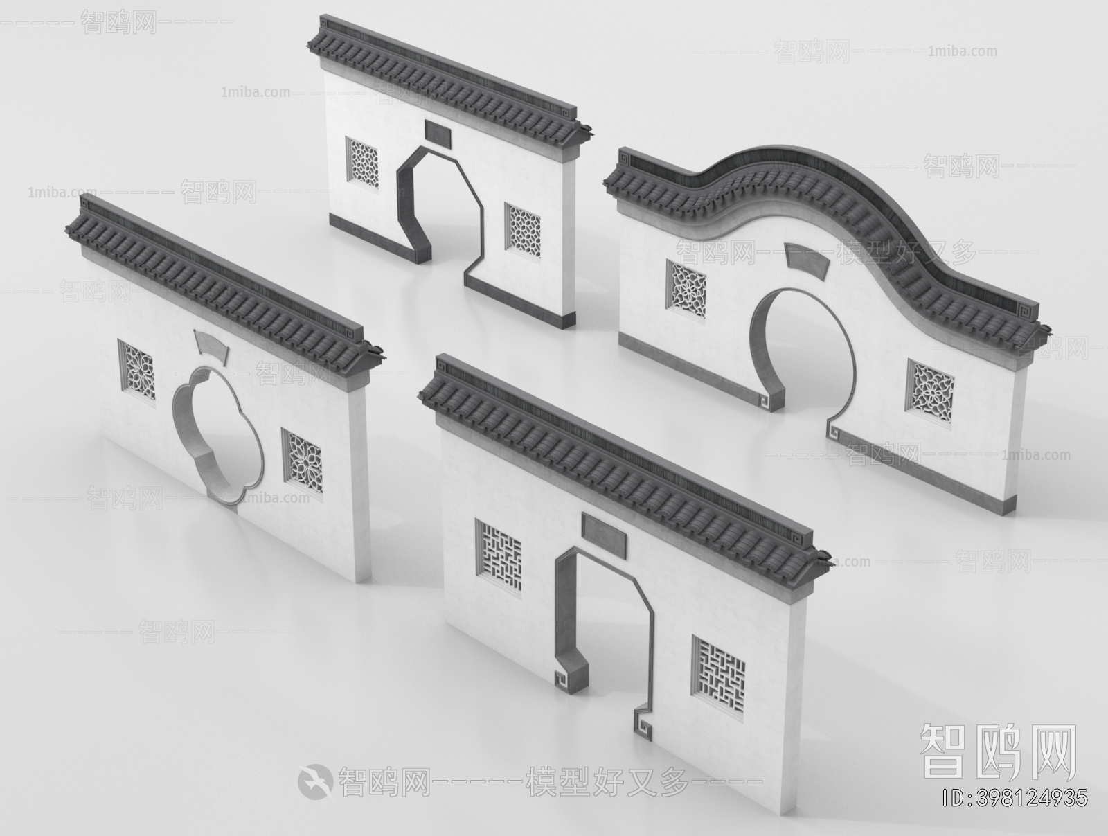 Chinese Style Landscape Wall