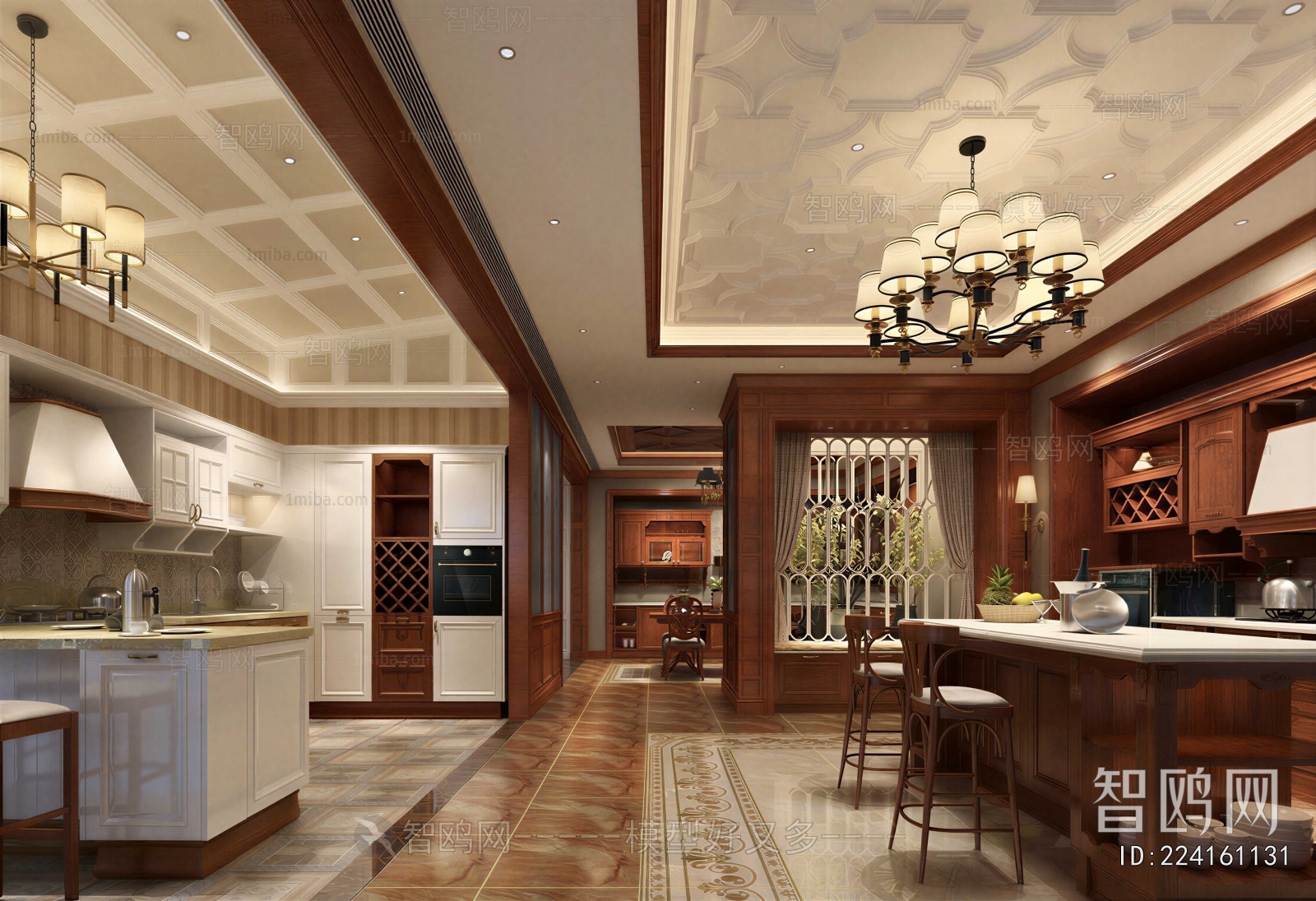 European Style Open Kitchen