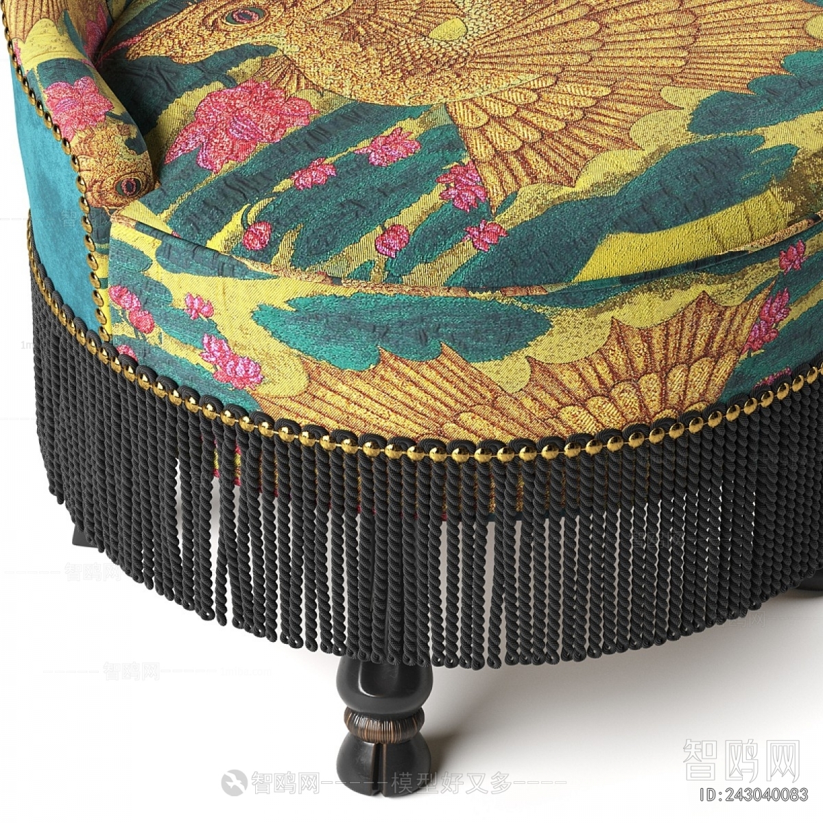 New Chinese Style Lounge Chair