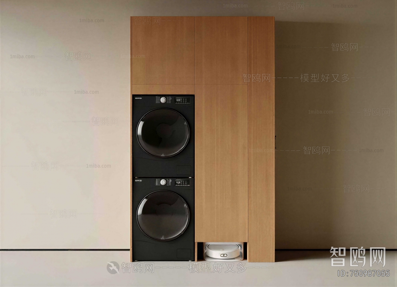 Modern Laundry Cabinet