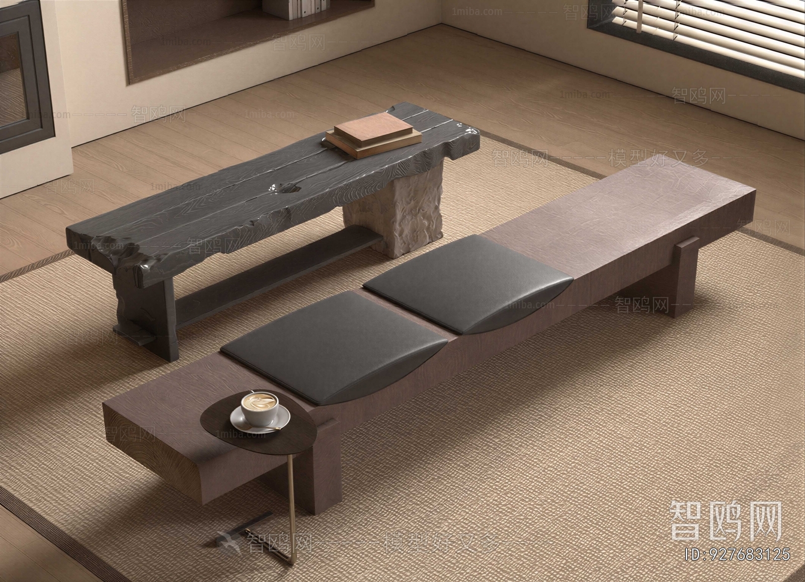 Wabi-sabi Style Stool For Changing Shoes