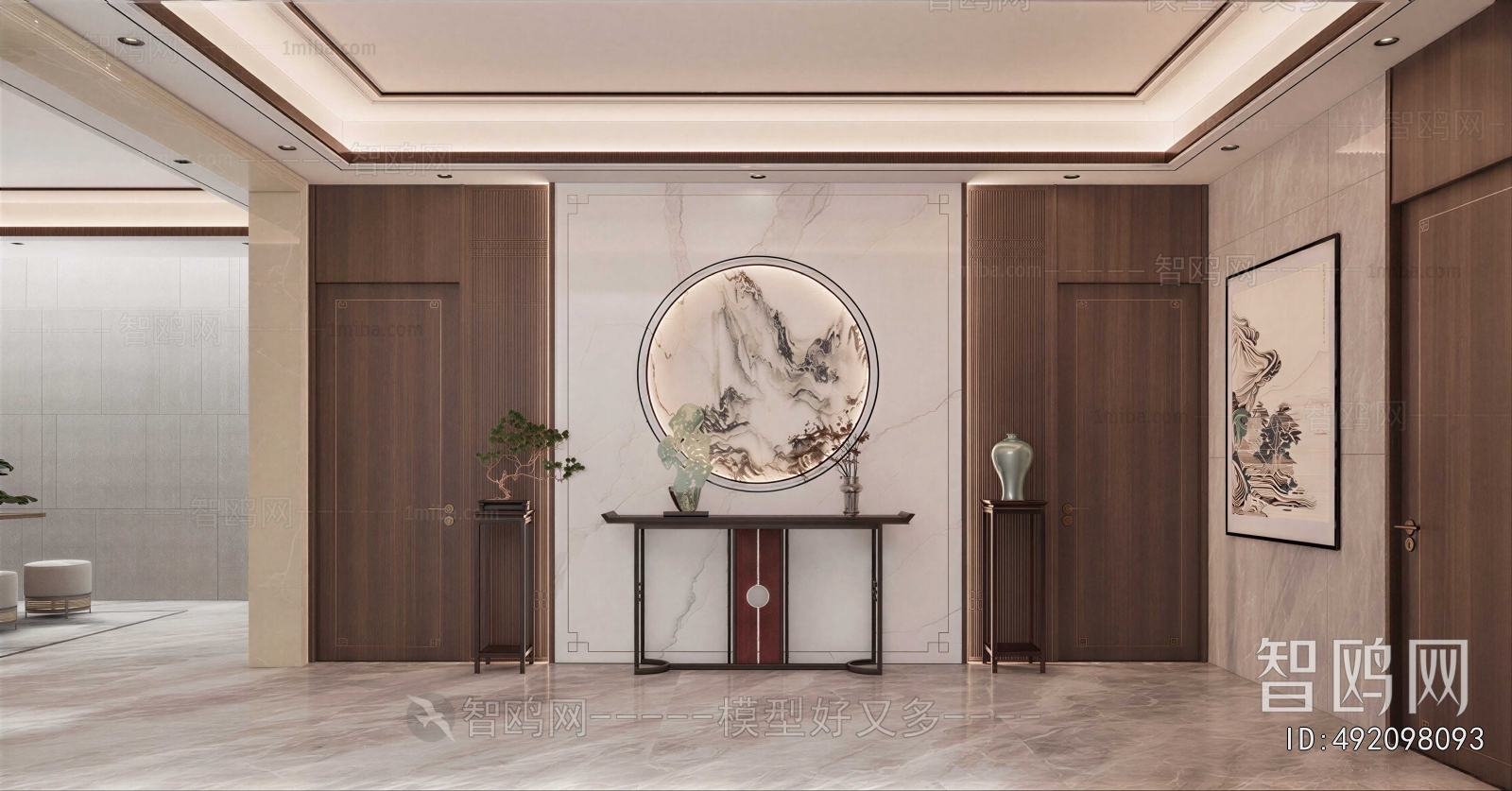 New Chinese Style Hallway