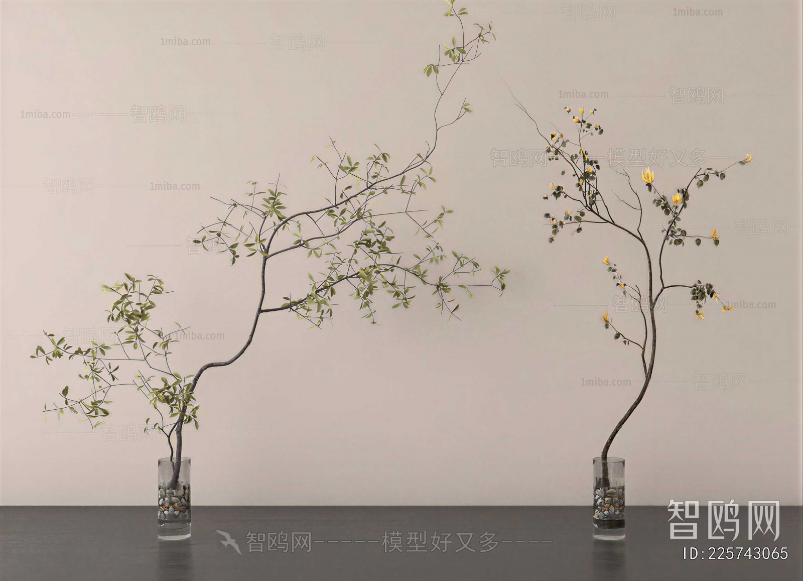 Modern Aquatic Green Plant