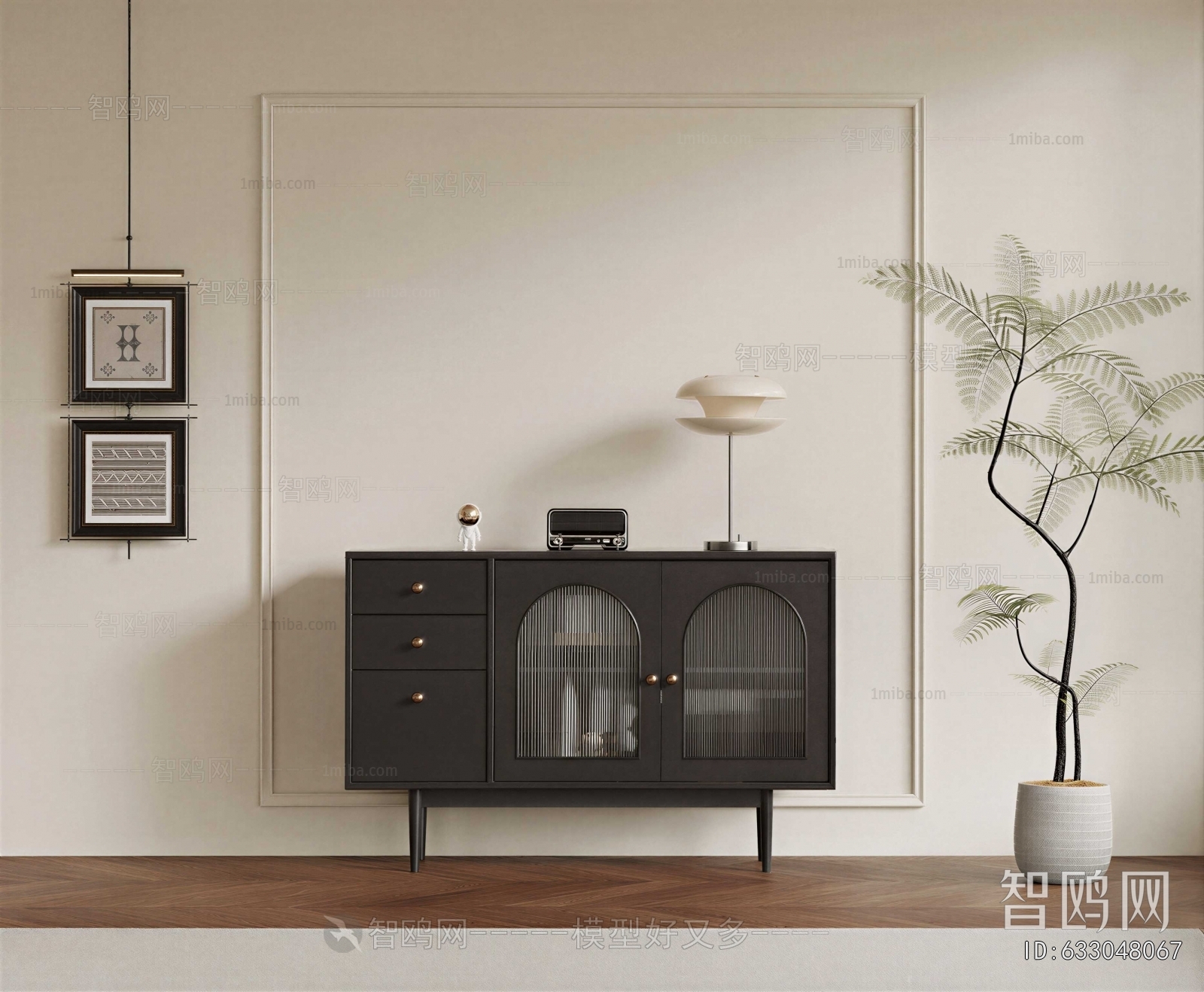 French Style Entrance Cabinet