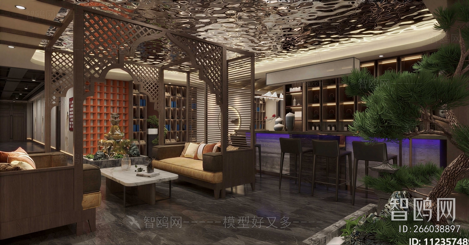 New Chinese Style Rest And Entertainment