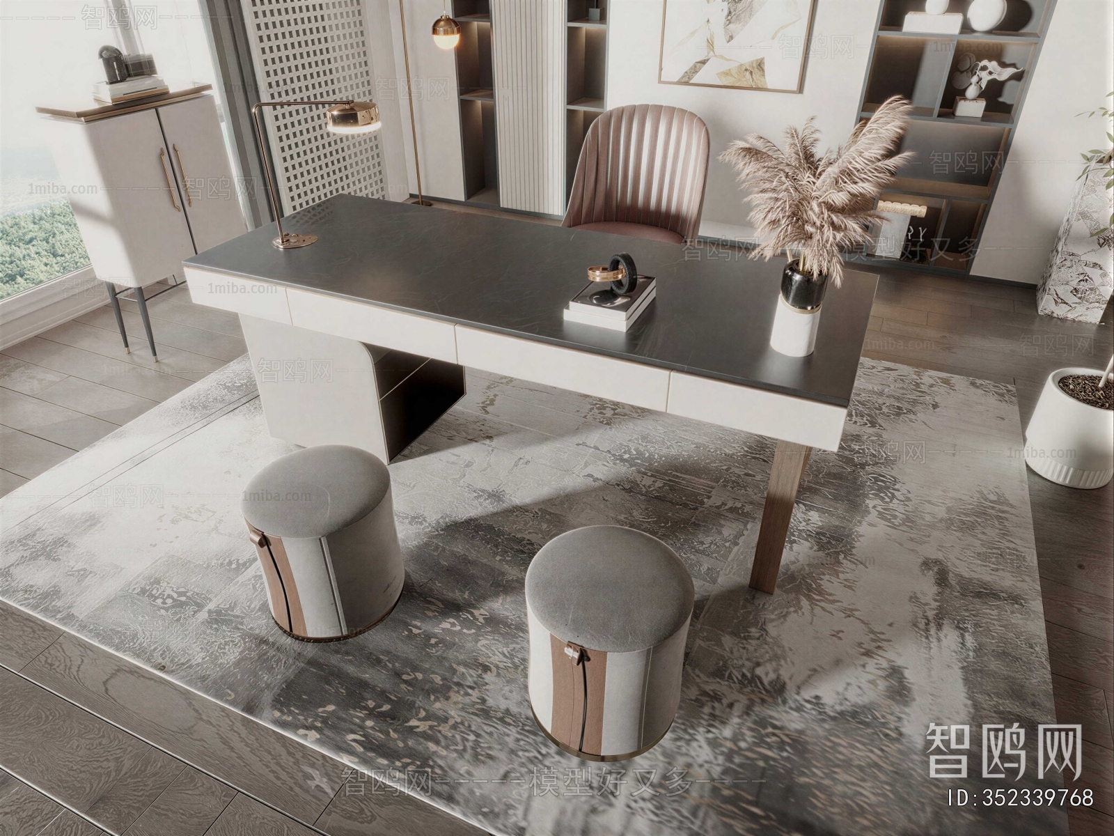 Modern Computer Desk And Chair