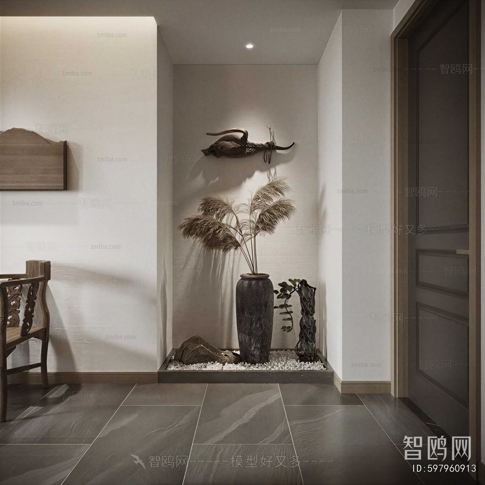 New Chinese Style Plant Landscaping