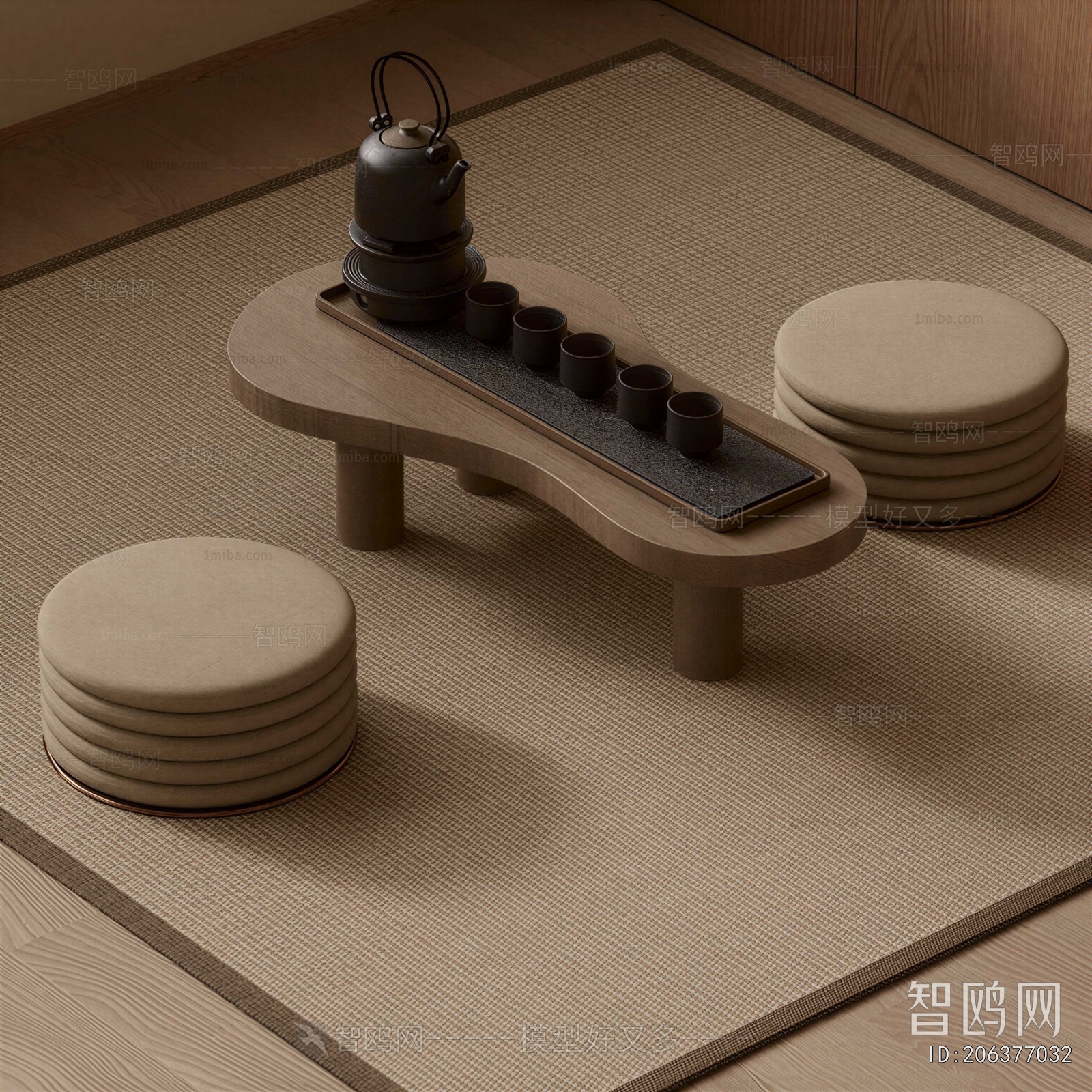 Japanese Style Tea Tables And Chairs