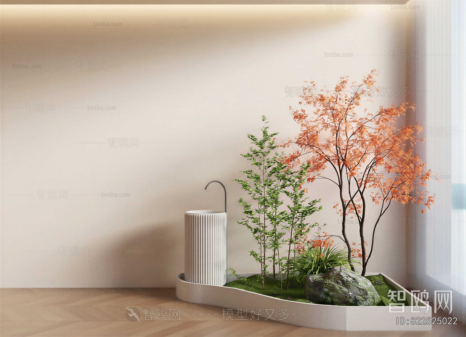 New Chinese Style Plant Landscaping