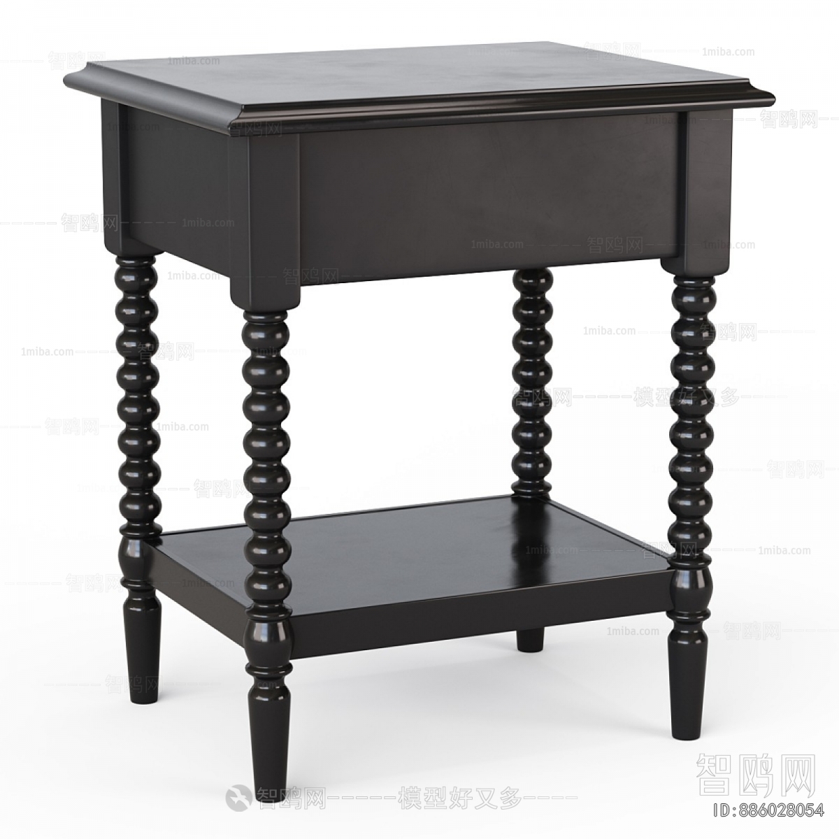 European Style Bedside Cupboard