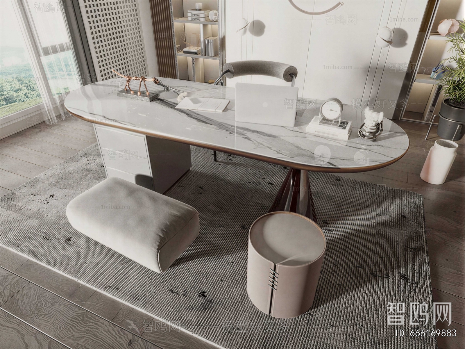 Modern Computer Desk And Chair