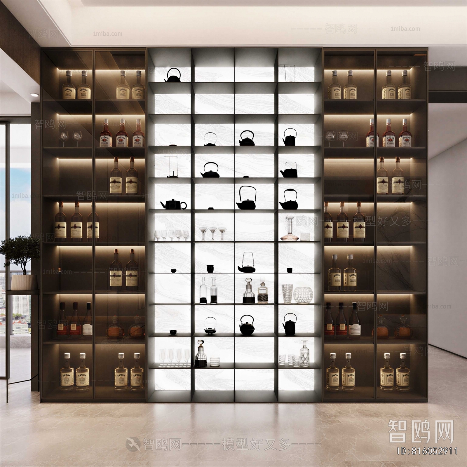 Modern Wine Cabinet