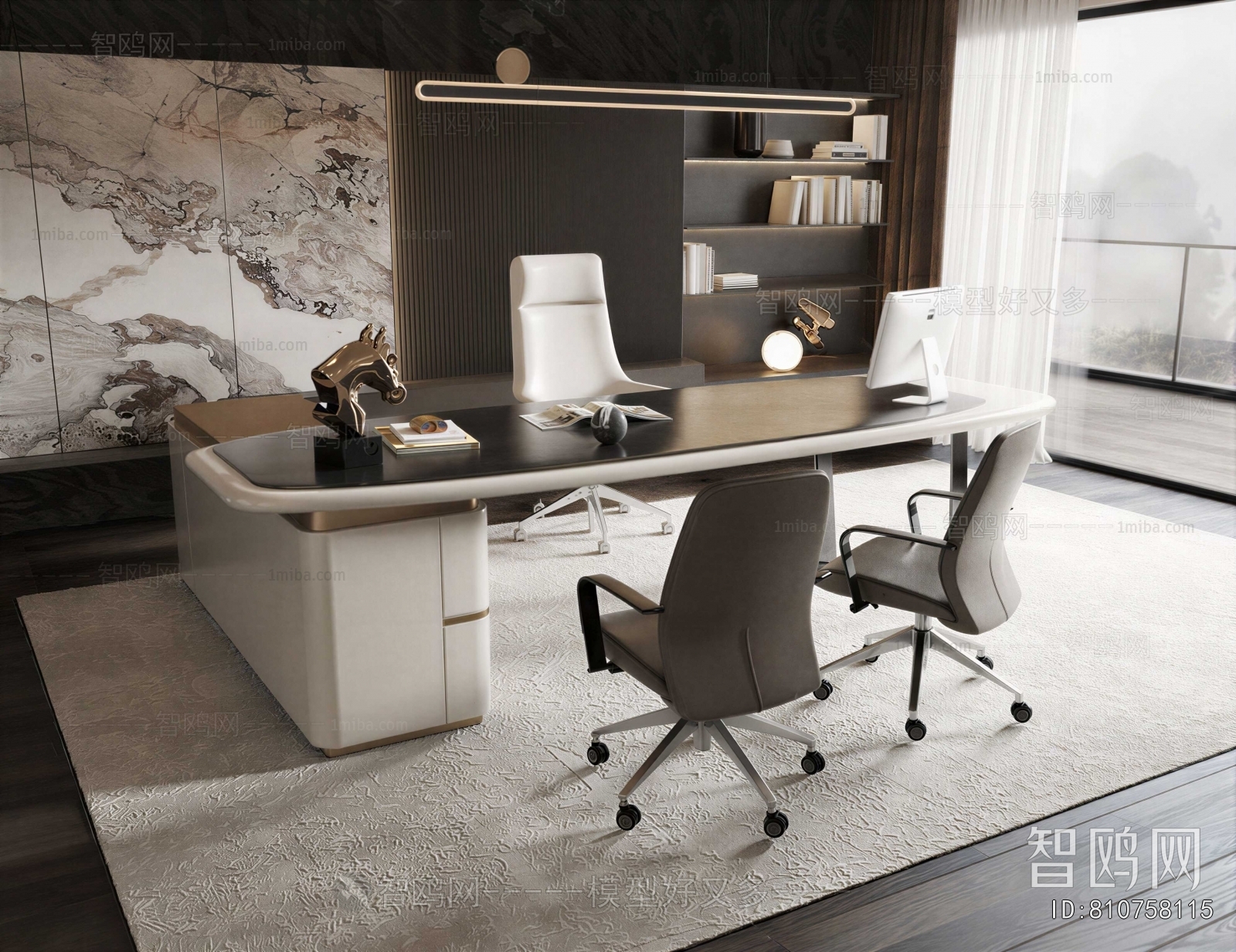 Modern Office Desk And Chair