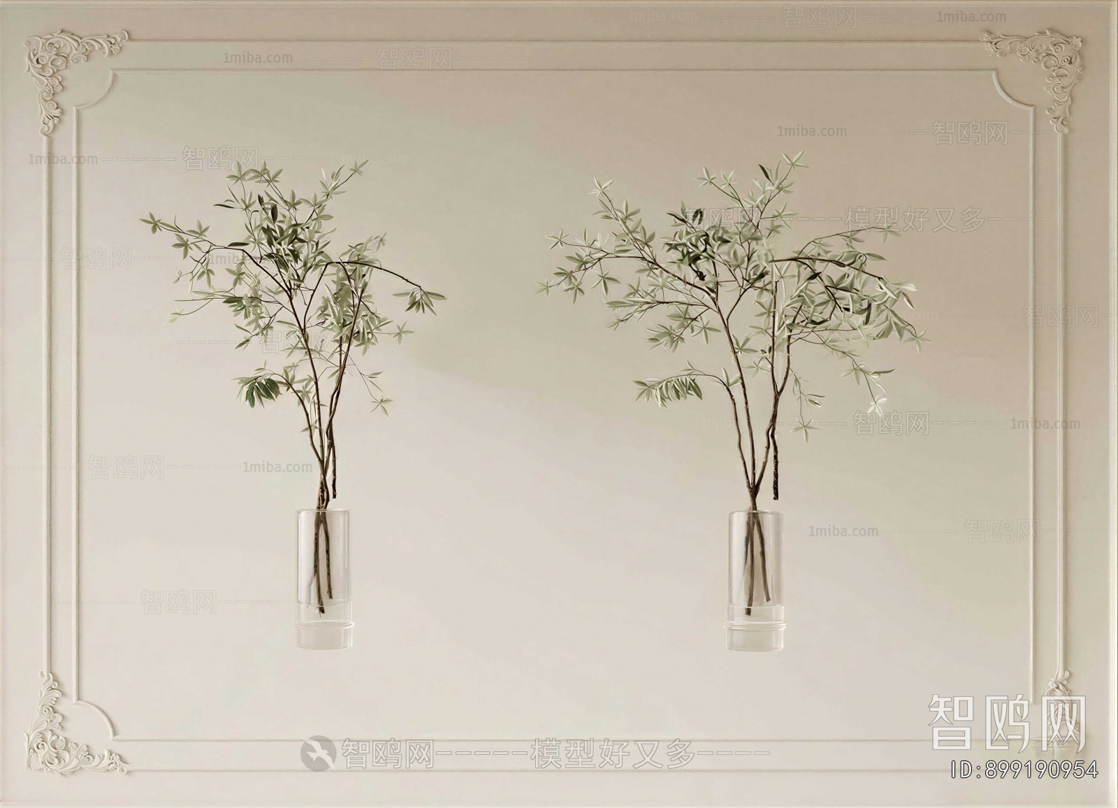 Modern Aquatic Green Plant