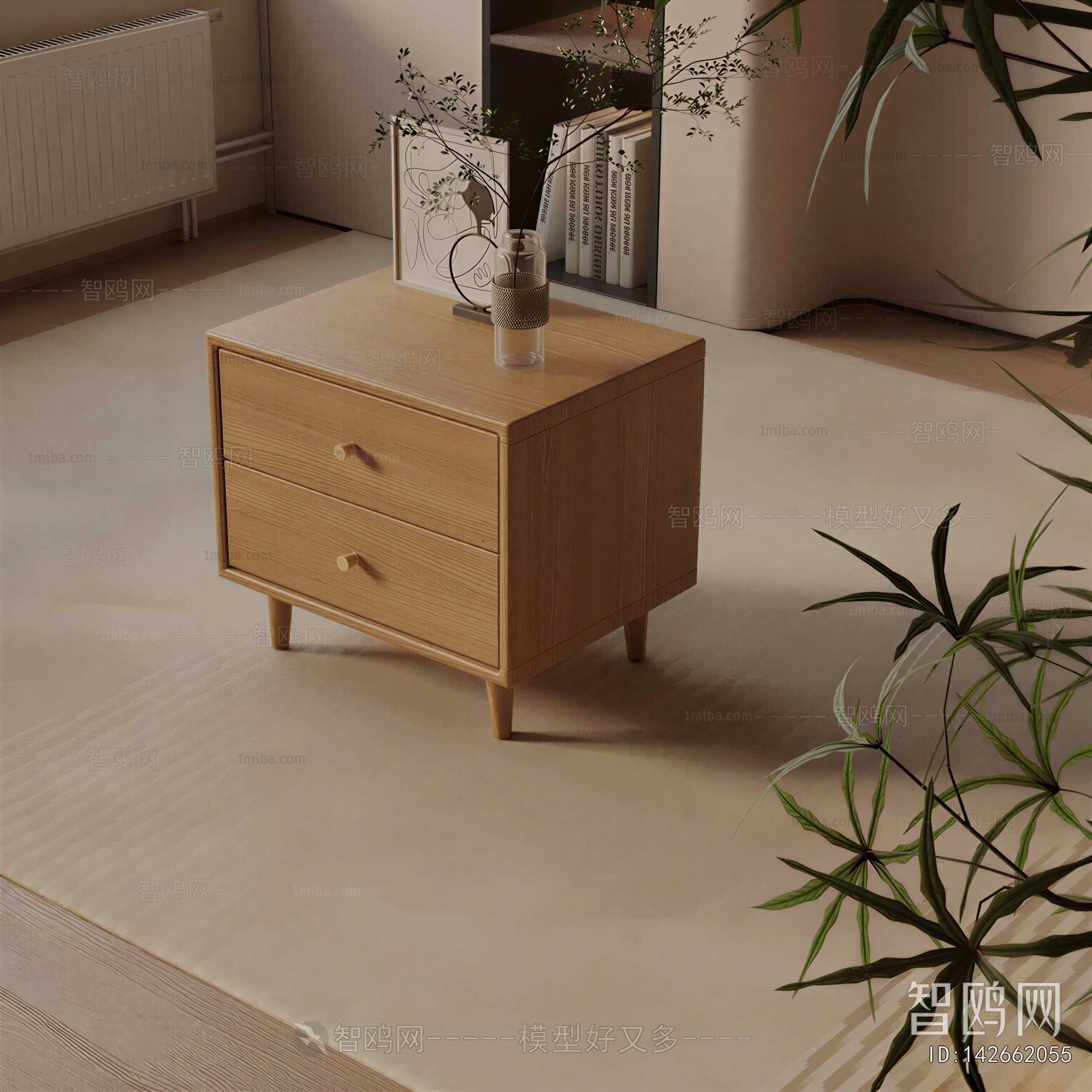 Modern Bedside Cupboard