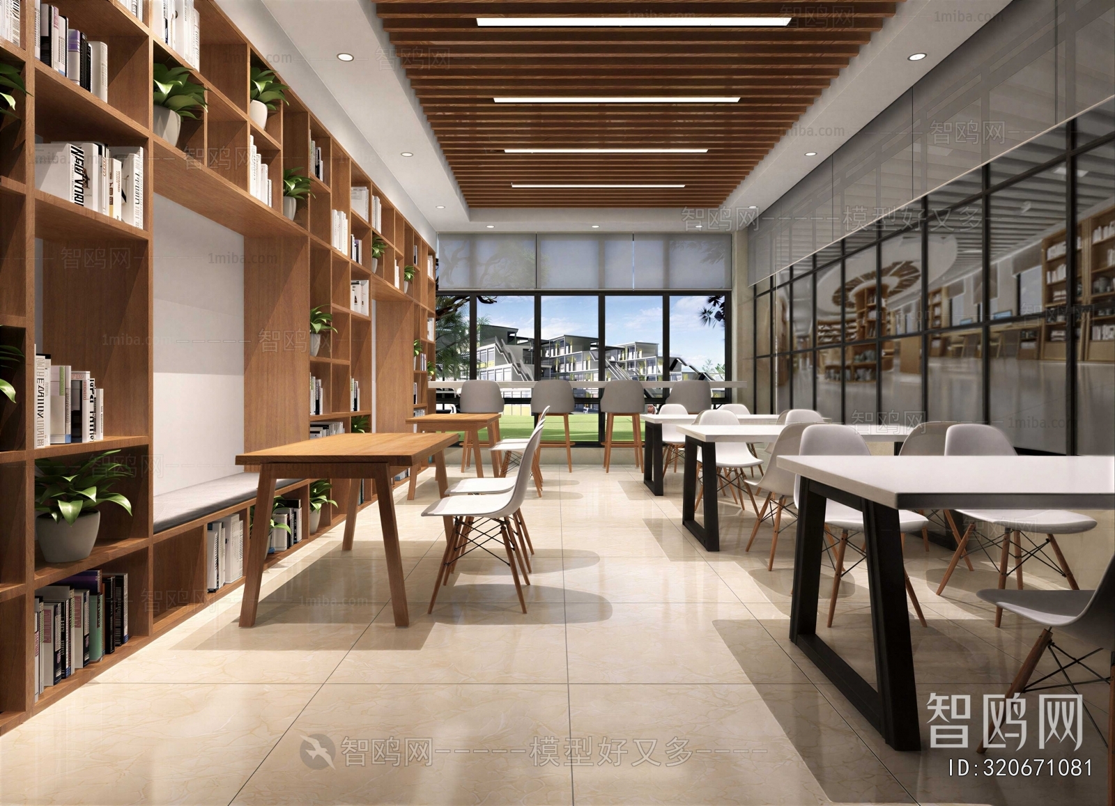 Modern Bookstore Book Bar