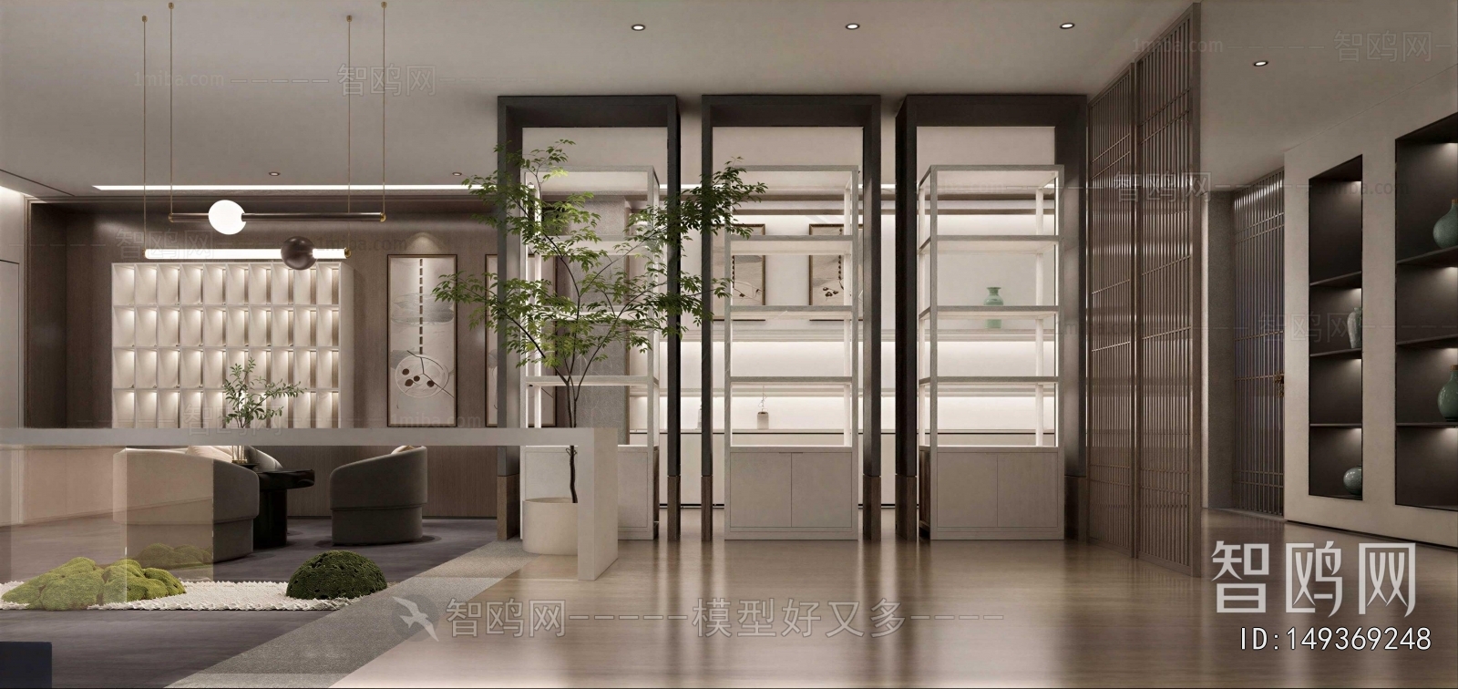 New Chinese Style Exhibition Hall