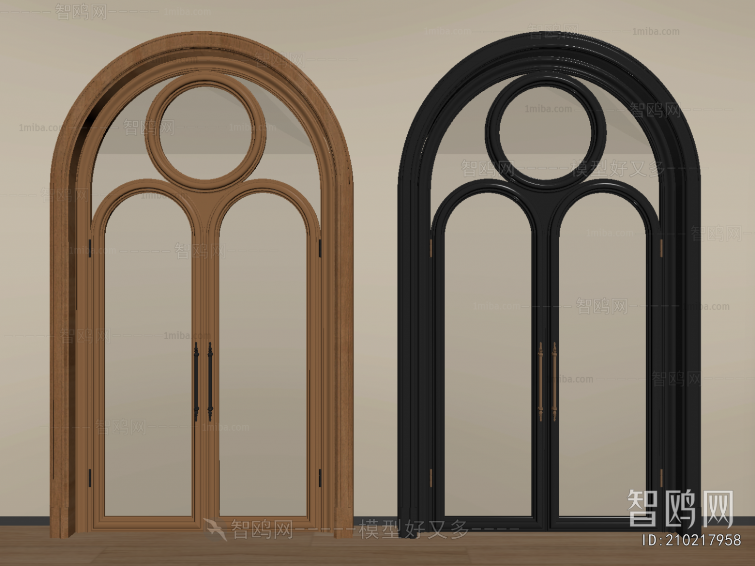 French Style Double Door