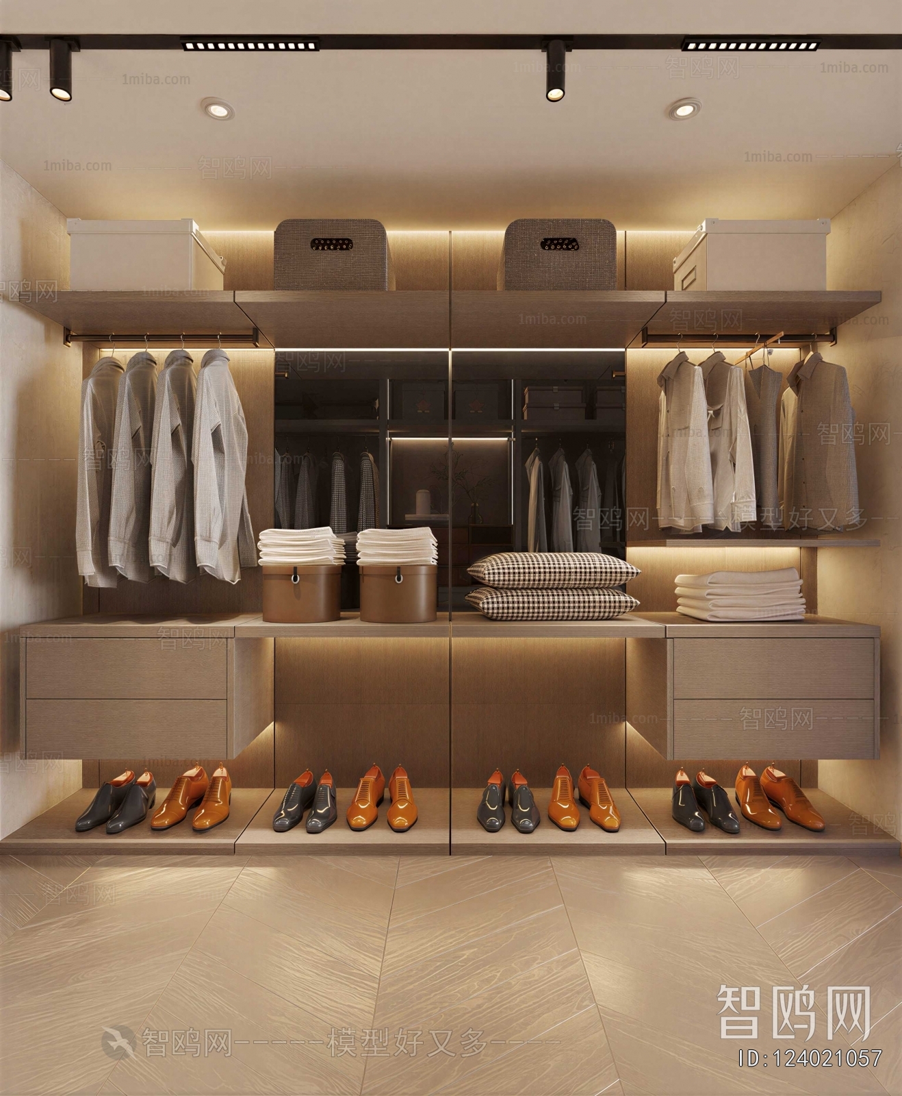 Modern Clothes Storage Area