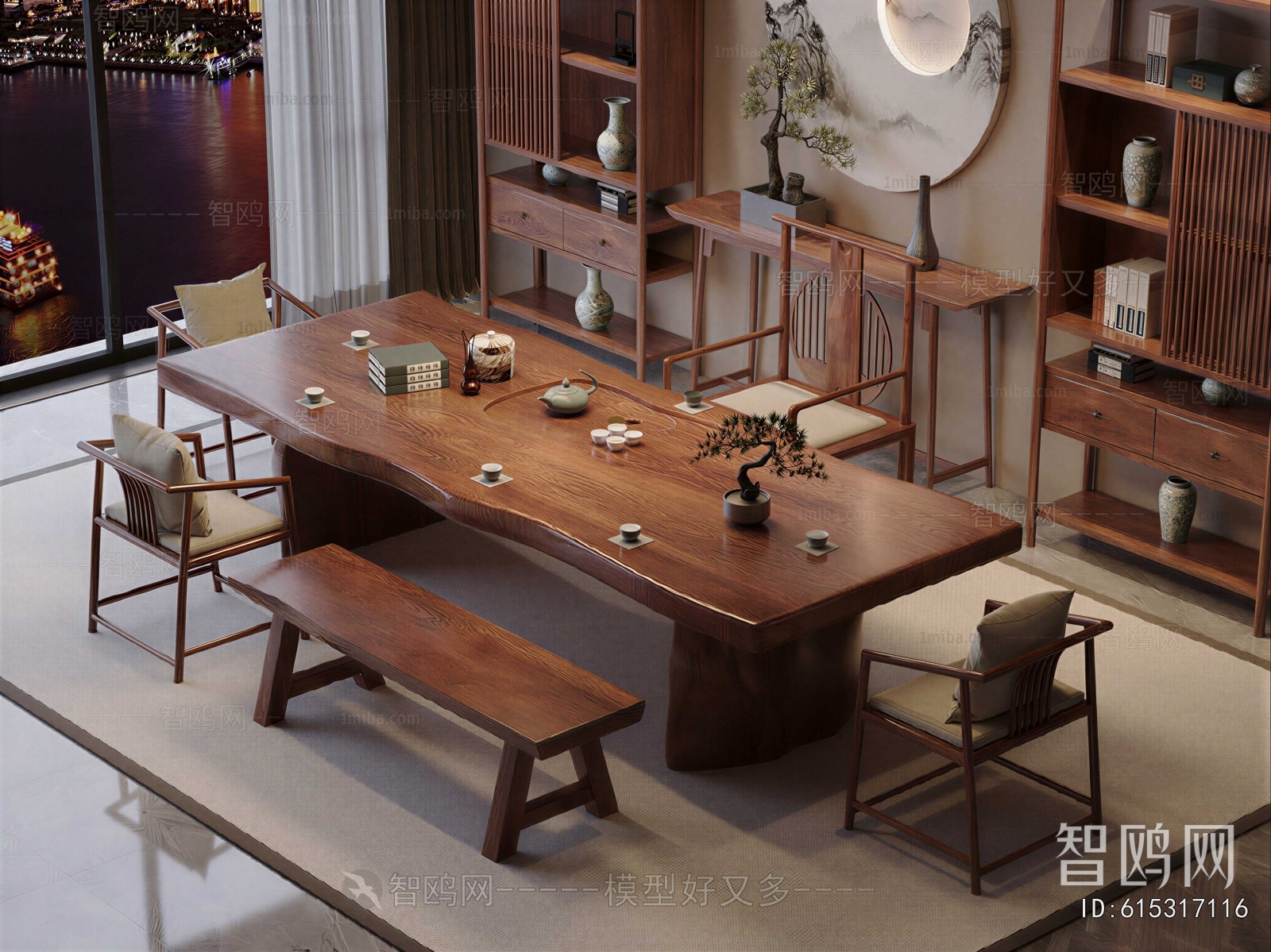 New Chinese Style Tea Tables And Chairs