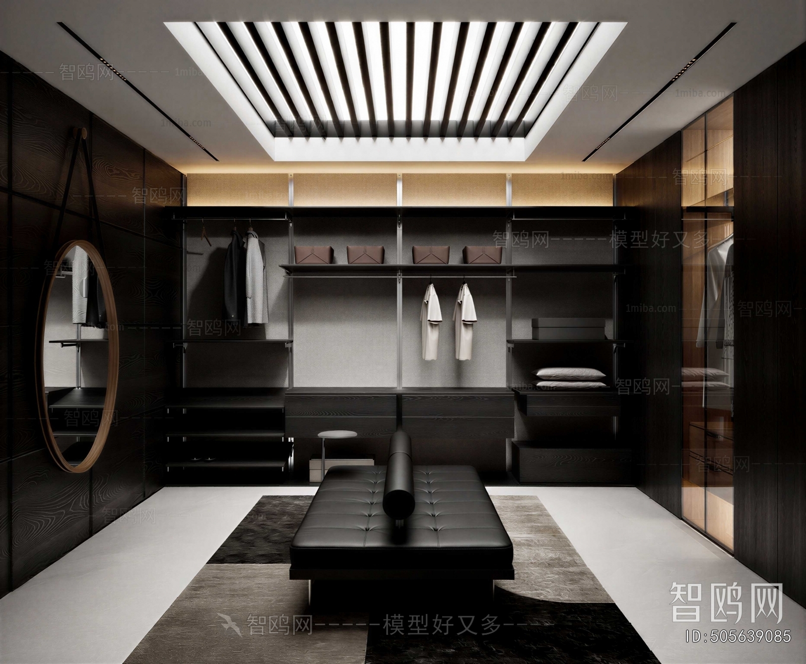 Modern Clothes Storage Area