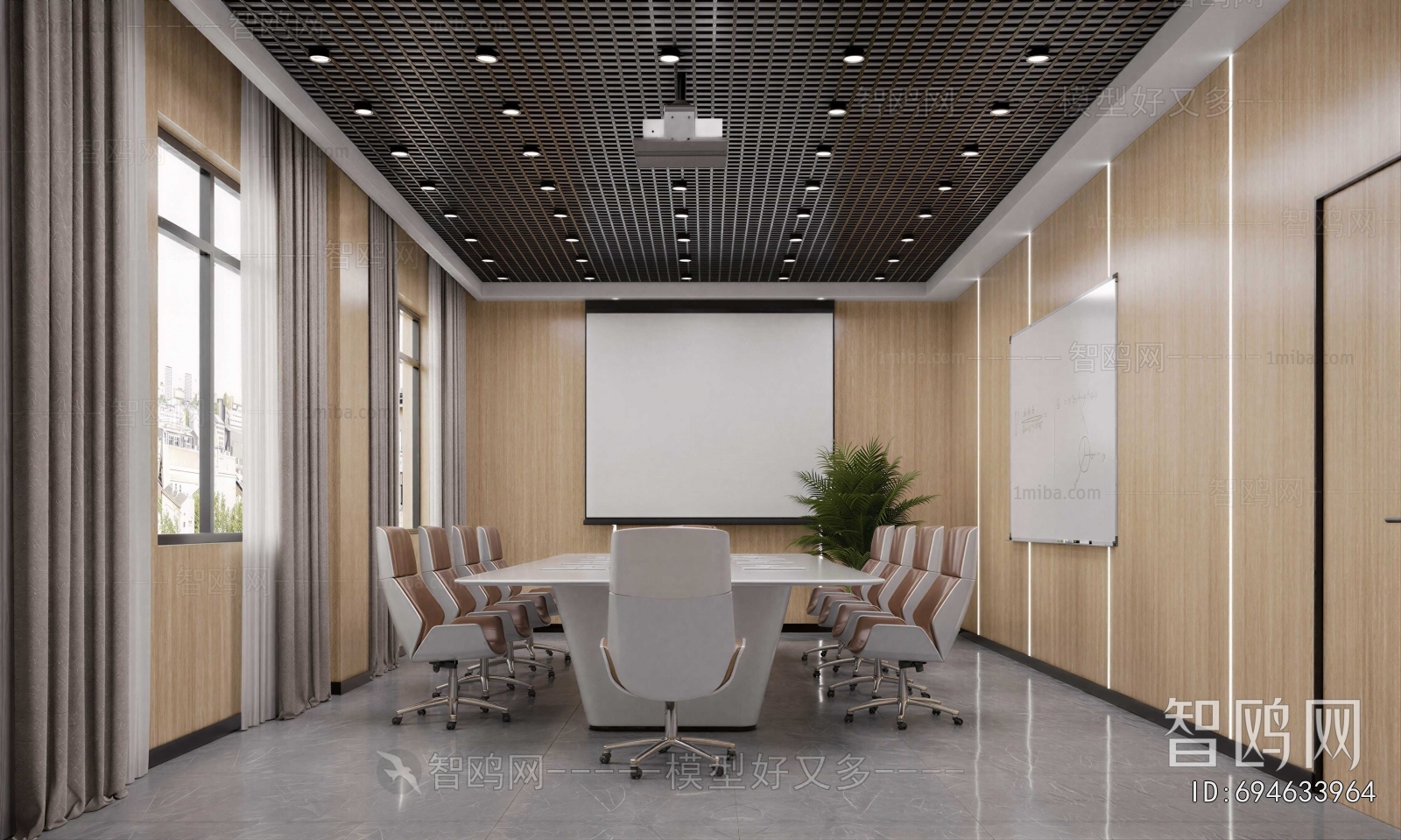 Modern Manager's Office