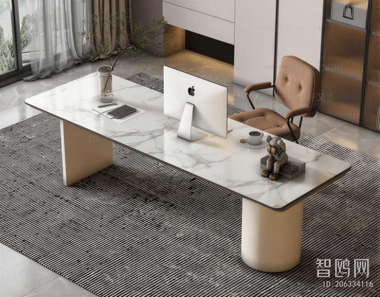 Modern Computer Desk And Chair