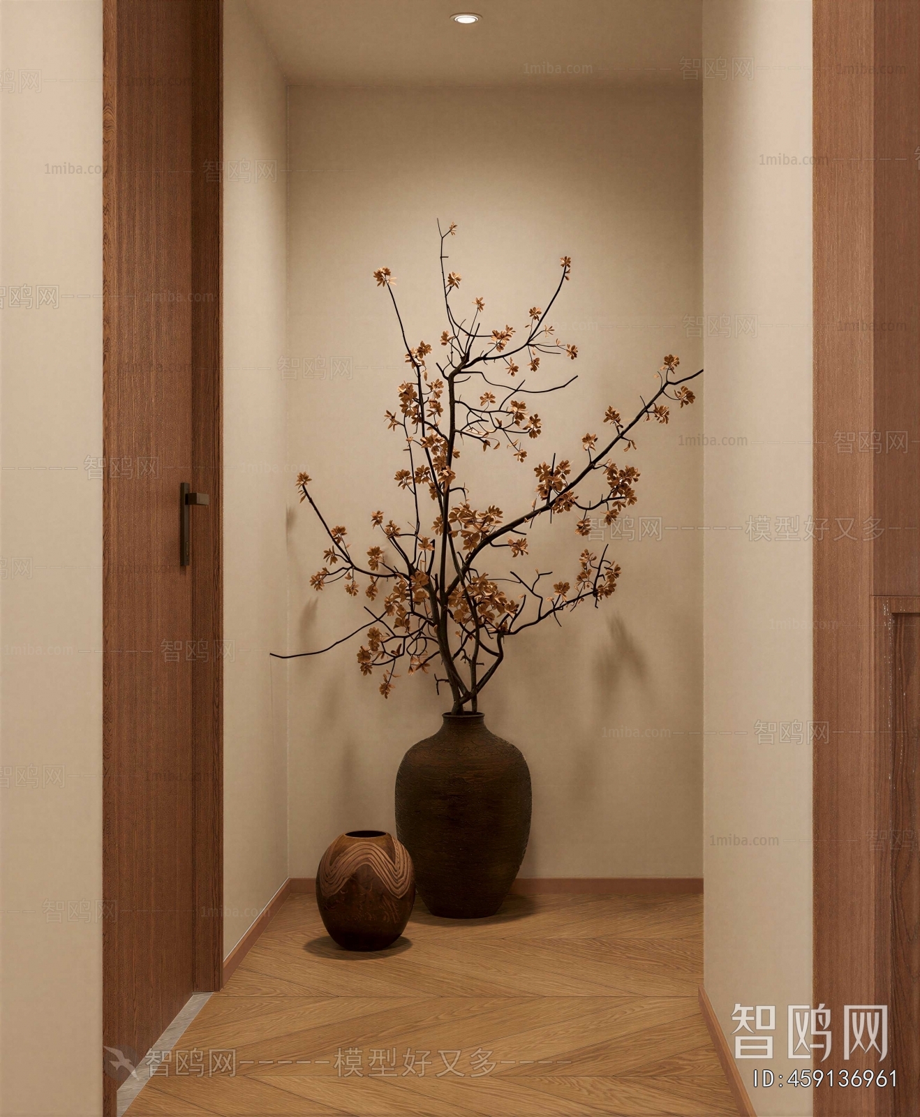 Wabi-sabi Style Dried Branch