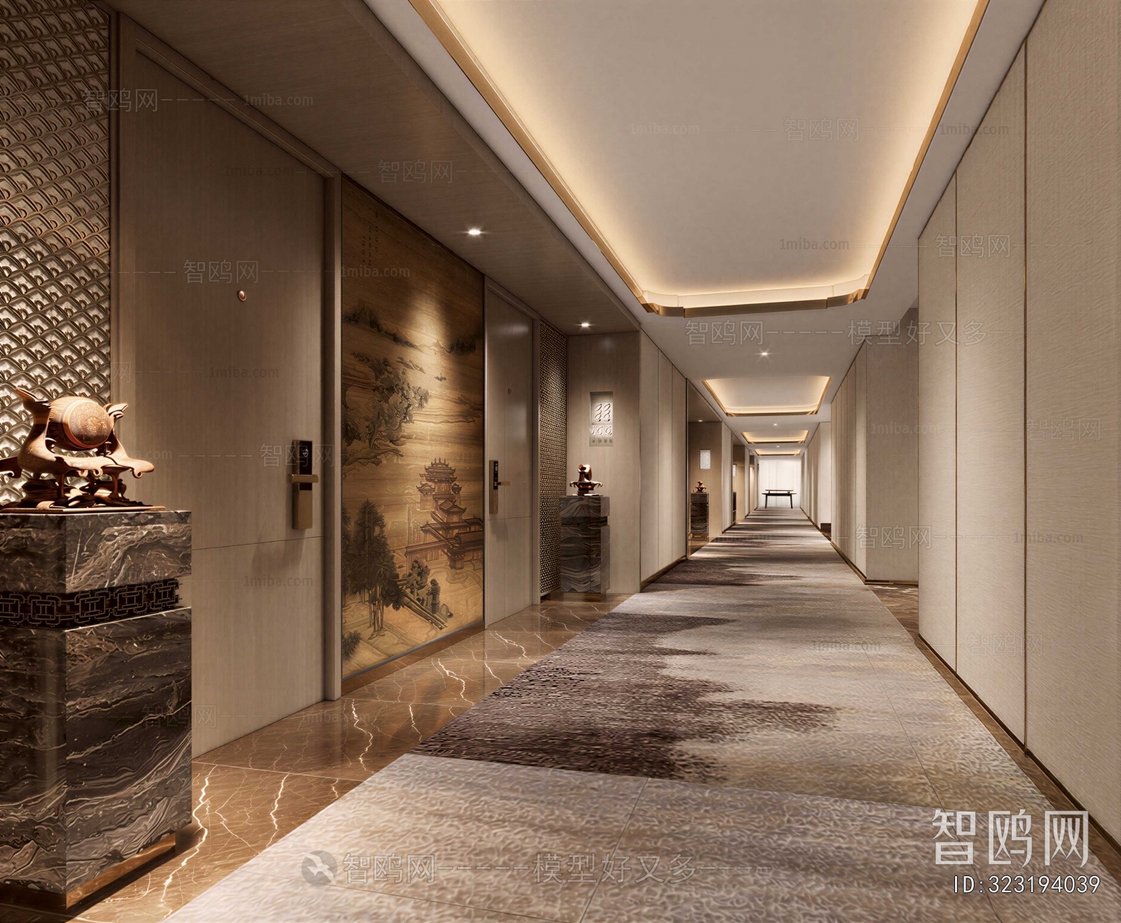 New Chinese Style Corridor