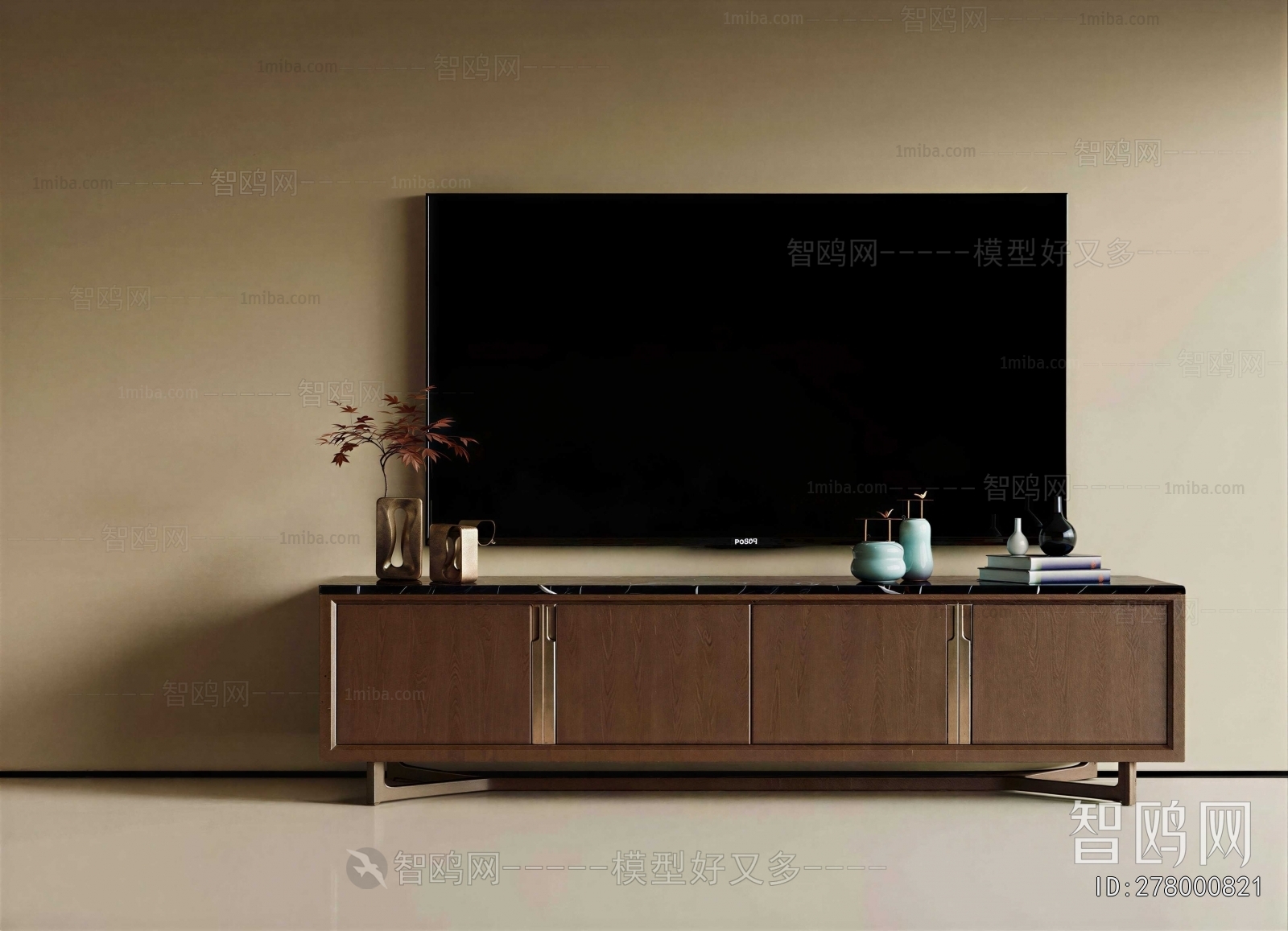 New Chinese Style TV Cabinet