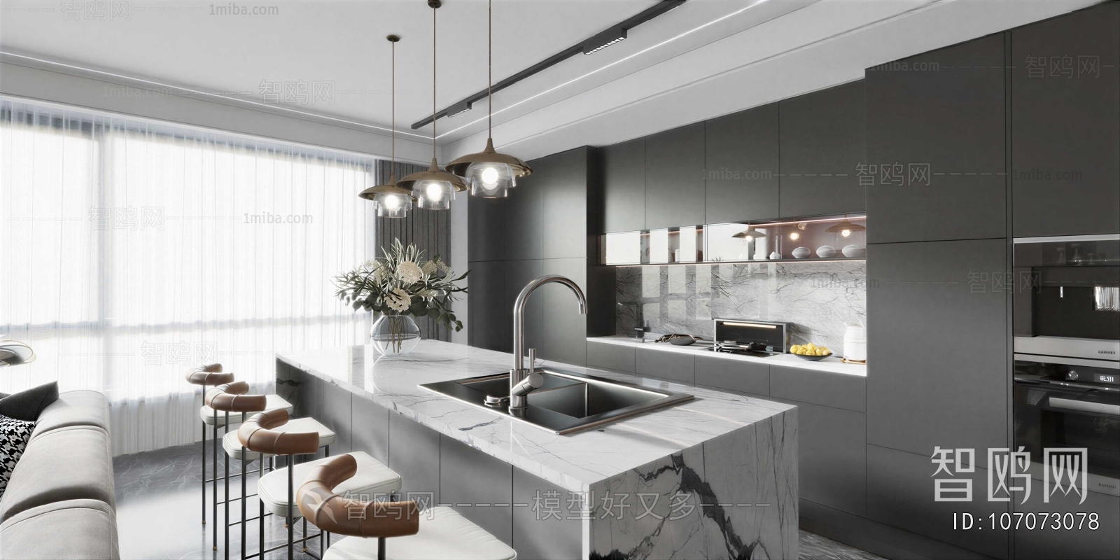 Modern Open Kitchen