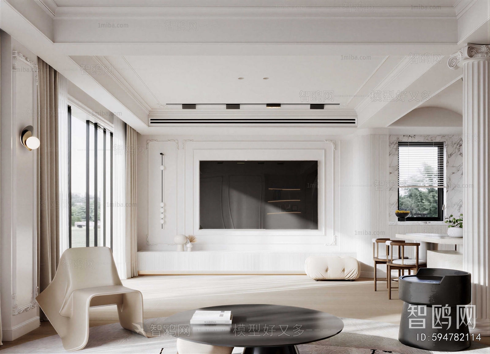 French Style A Living Room