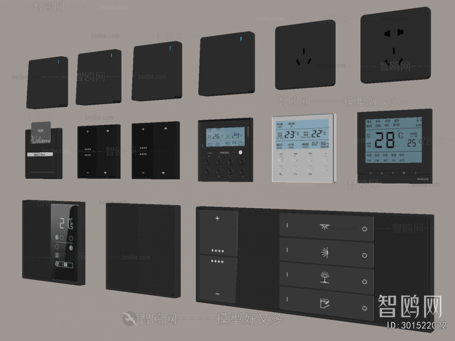 Modern Switch Socket Panel