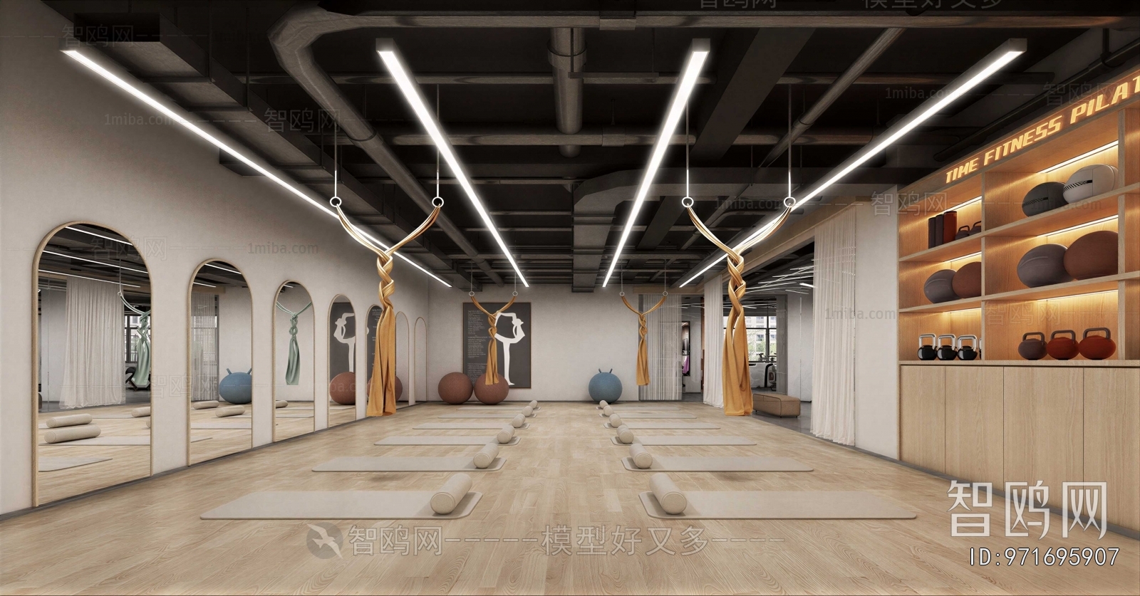 Modern Yoga Room