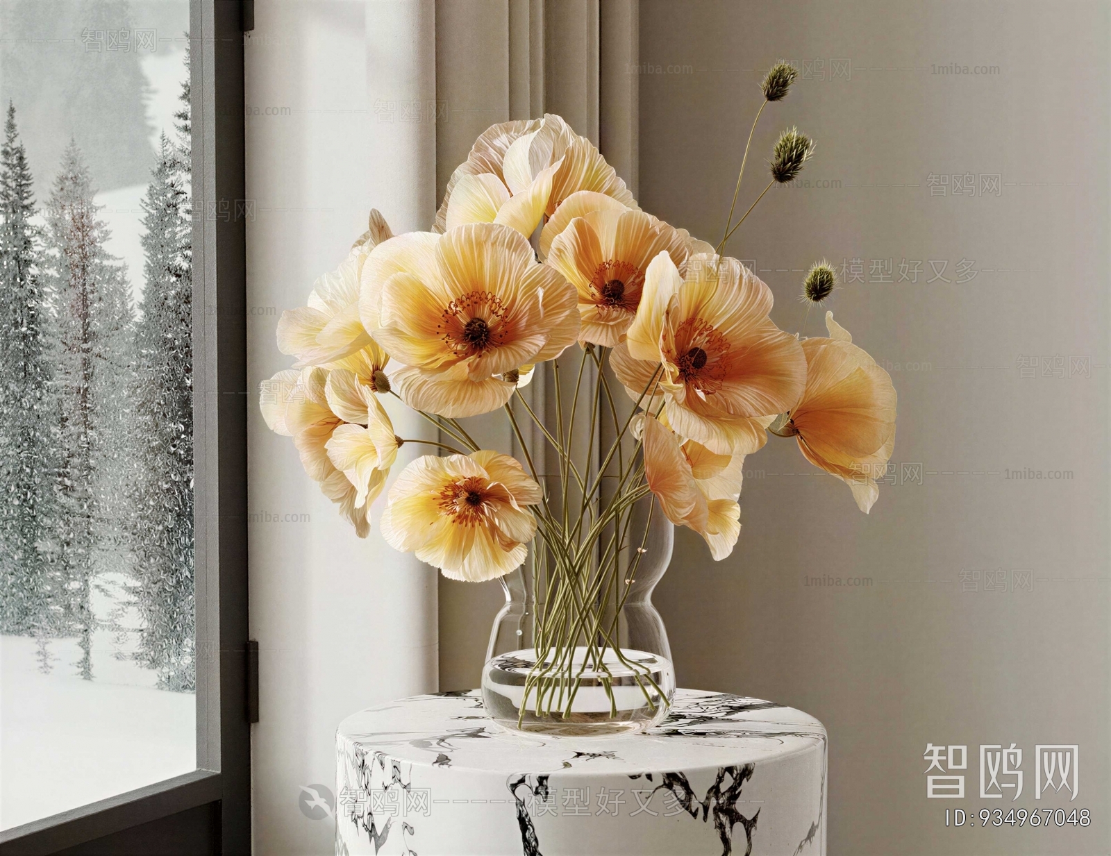 Modern Flower Arrangement