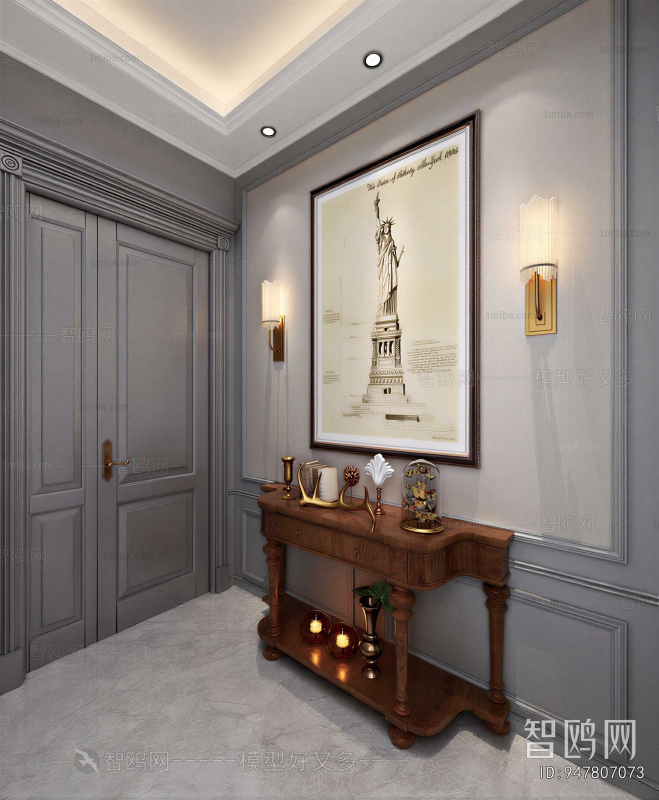 American Style Hallway