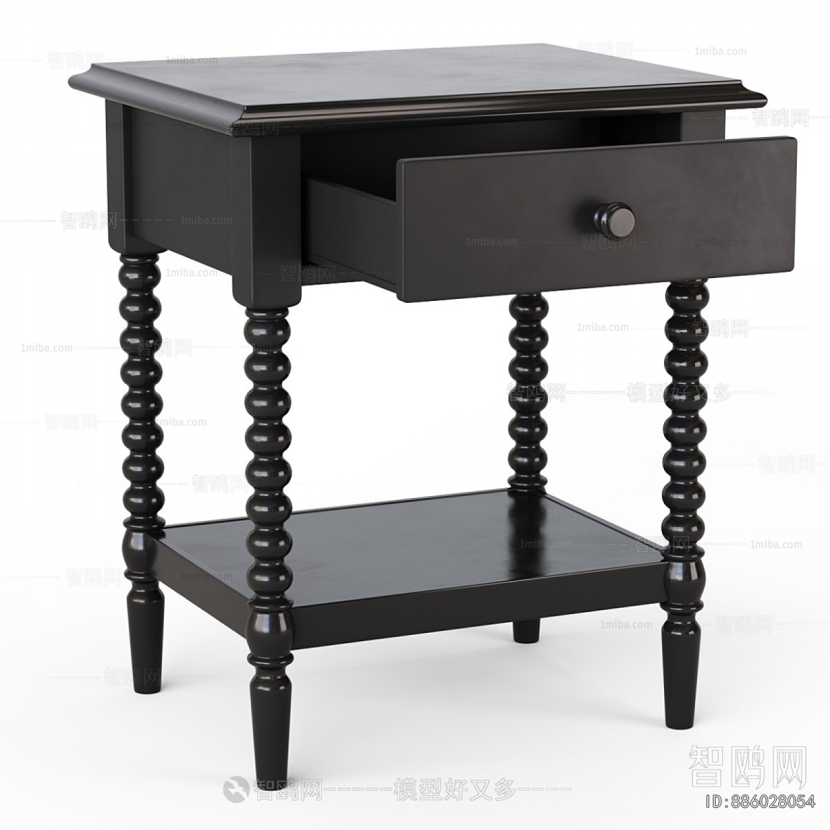 European Style Bedside Cupboard