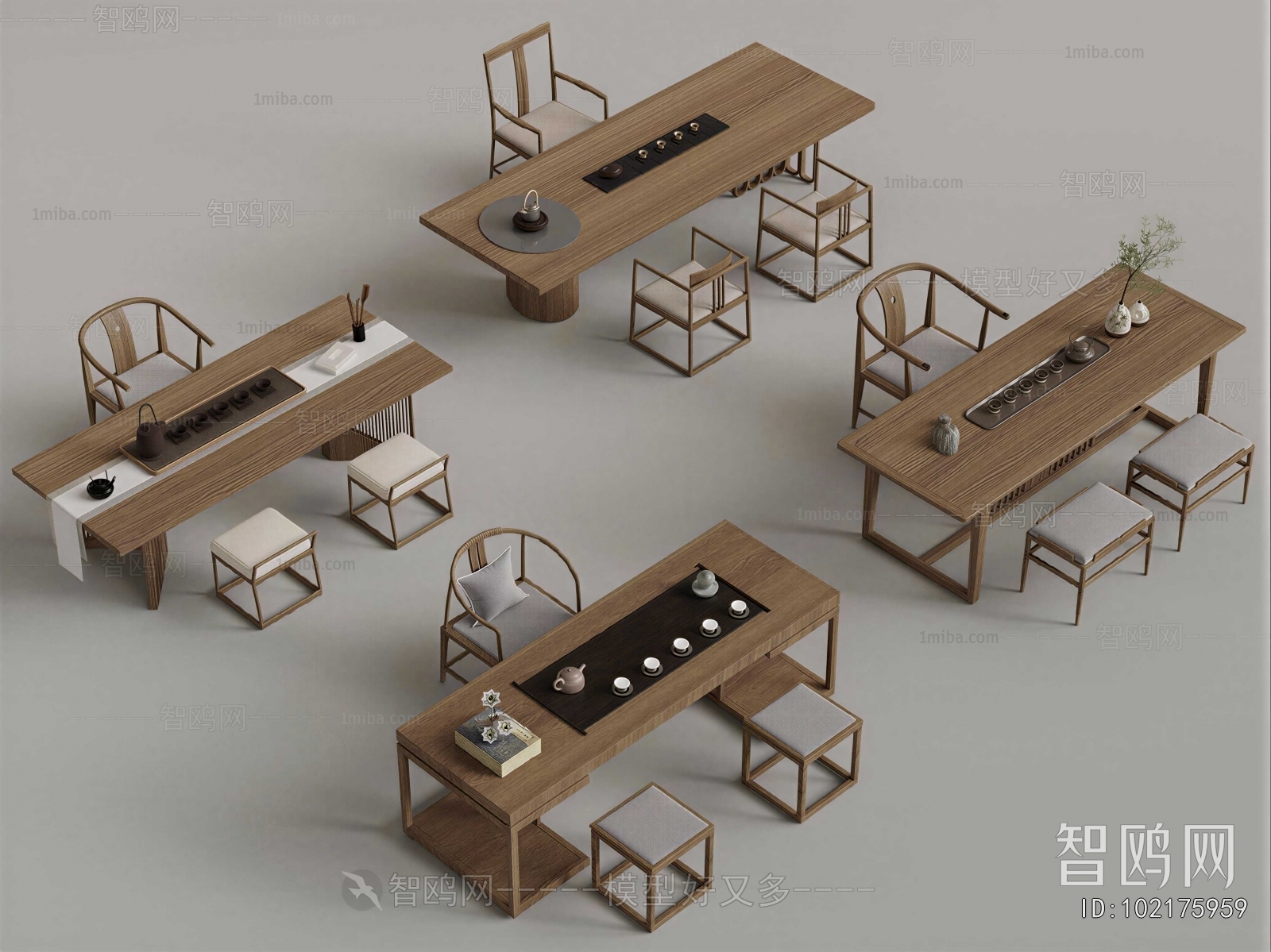 New Chinese Style Tea Tables And Chairs