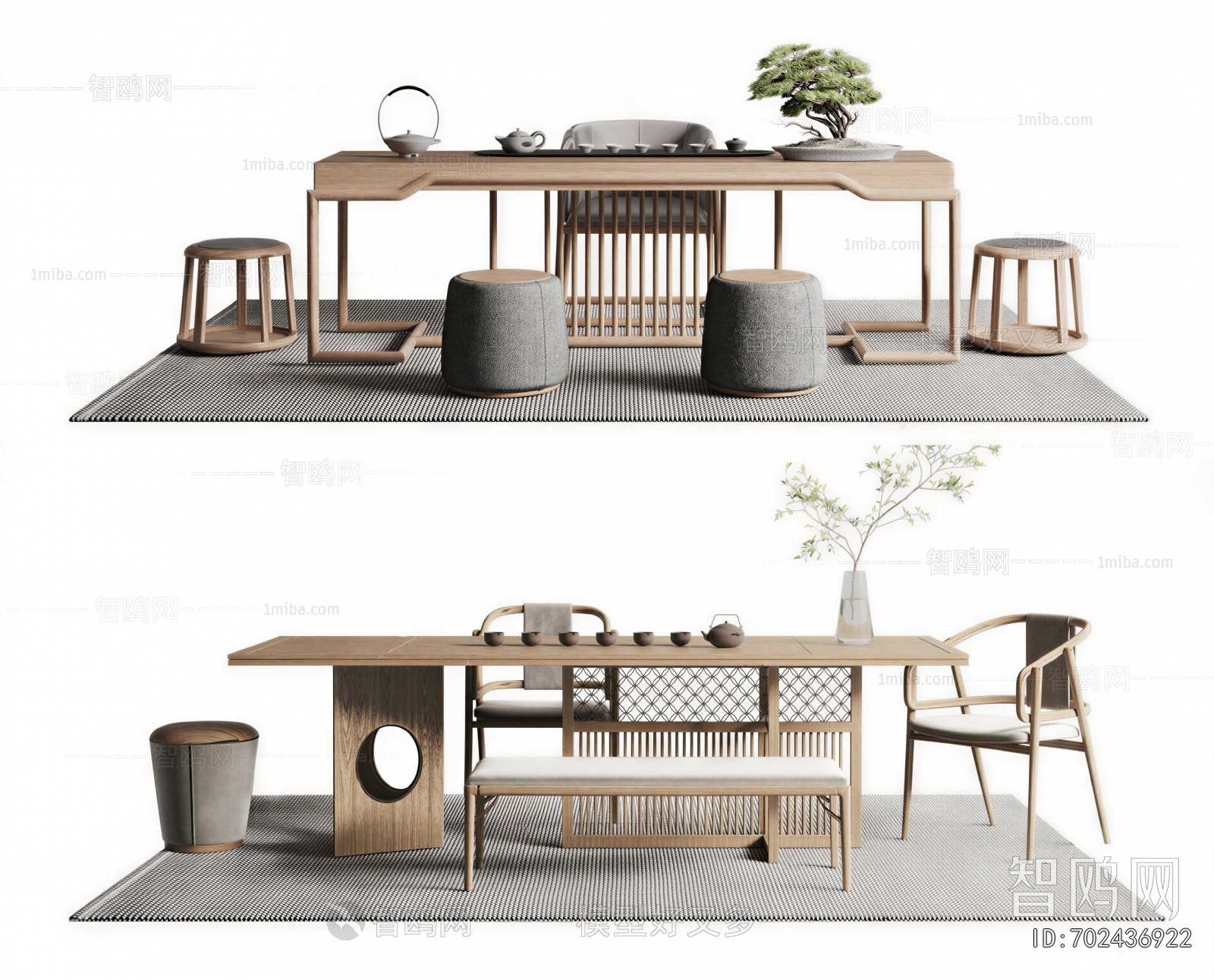 New Chinese Style Tea Tables And Chairs