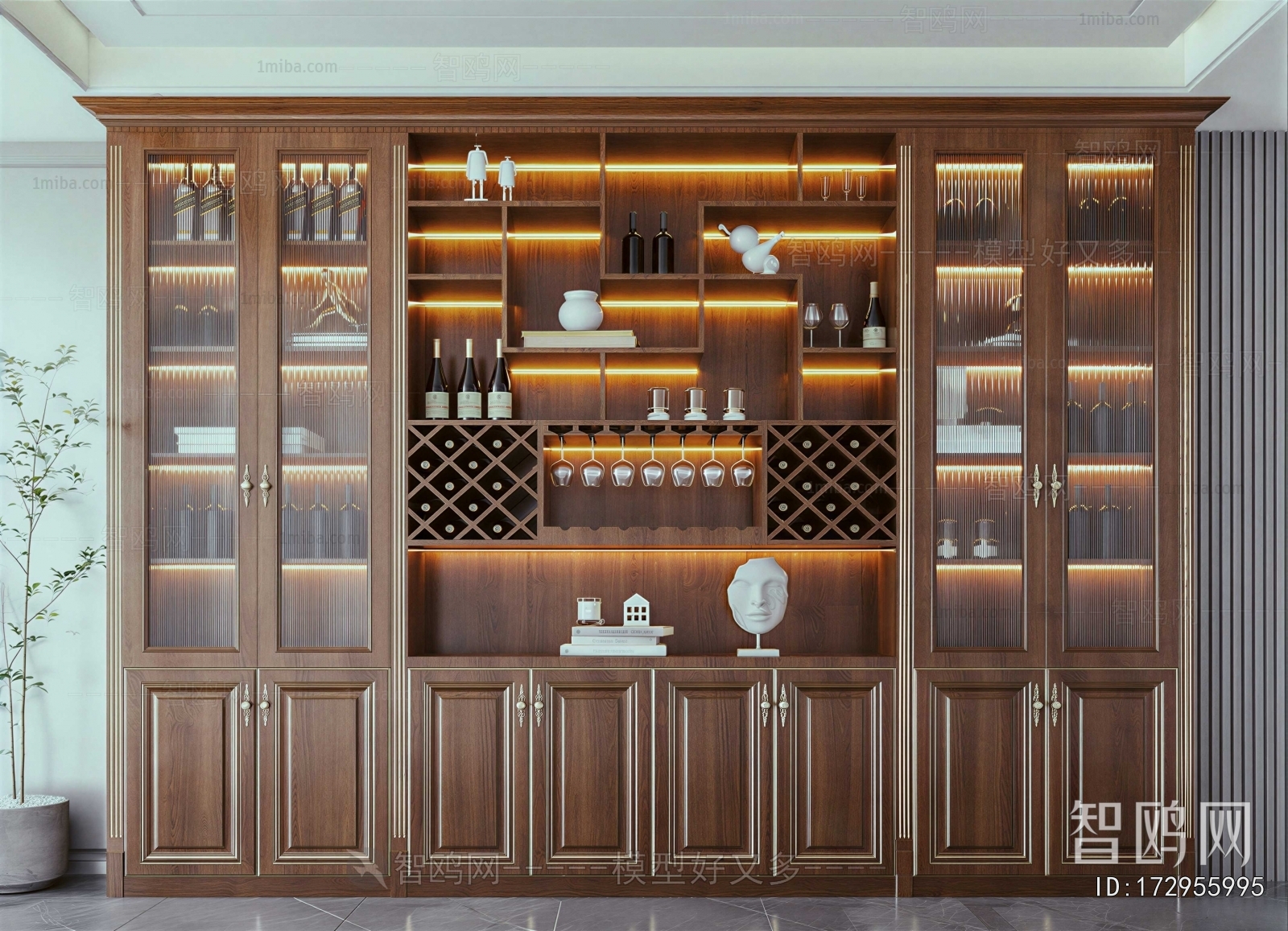 American Style Wine Cabinet