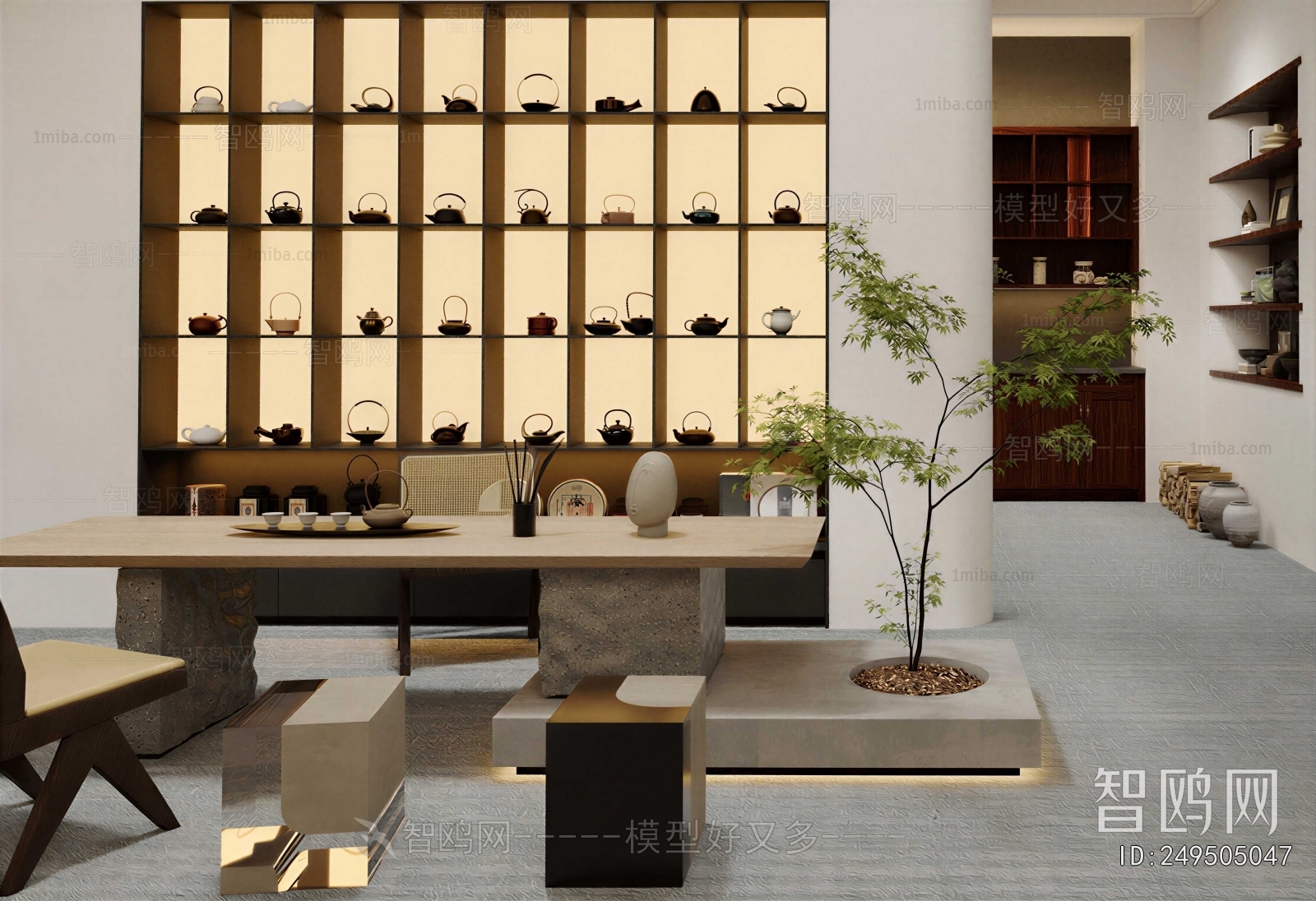 Wabi-sabi Style Tea House