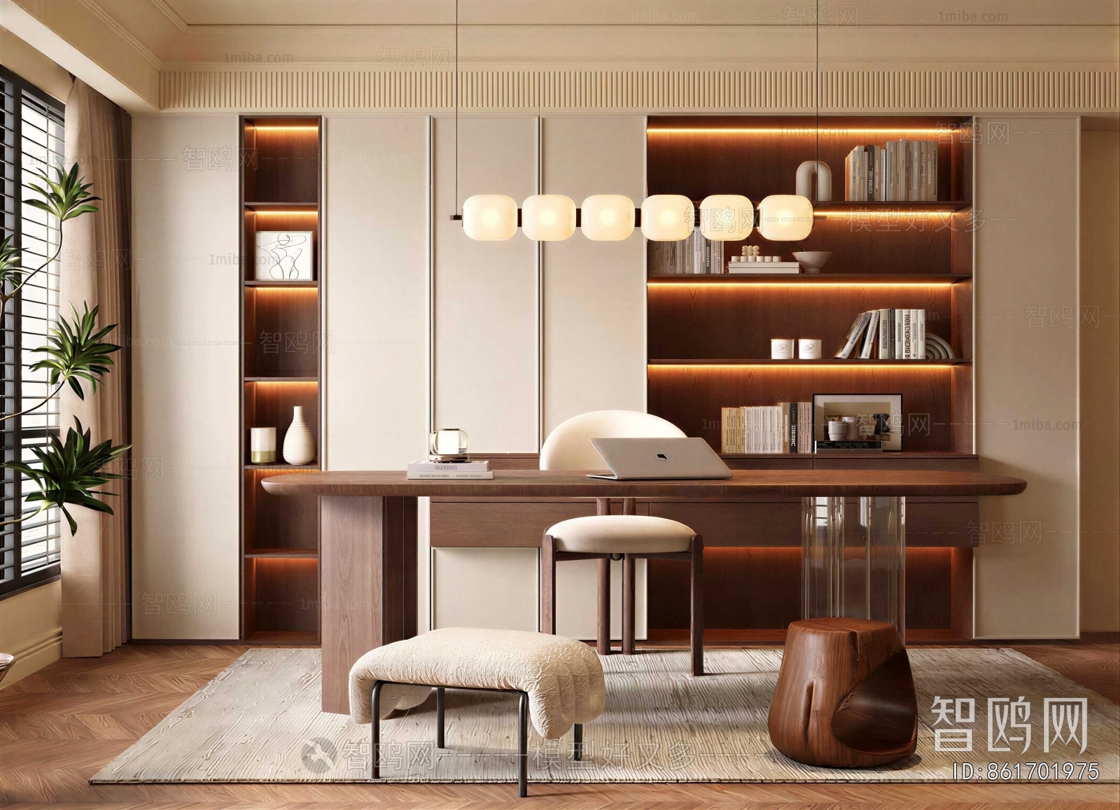 French Style Study Space