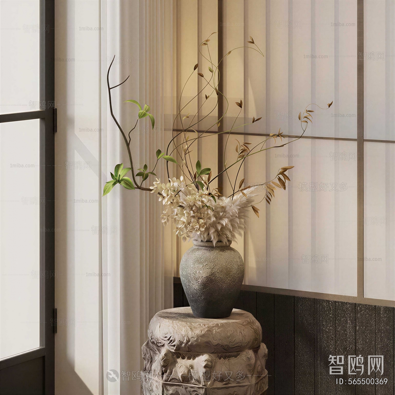 New Chinese Style Flower Arrangement