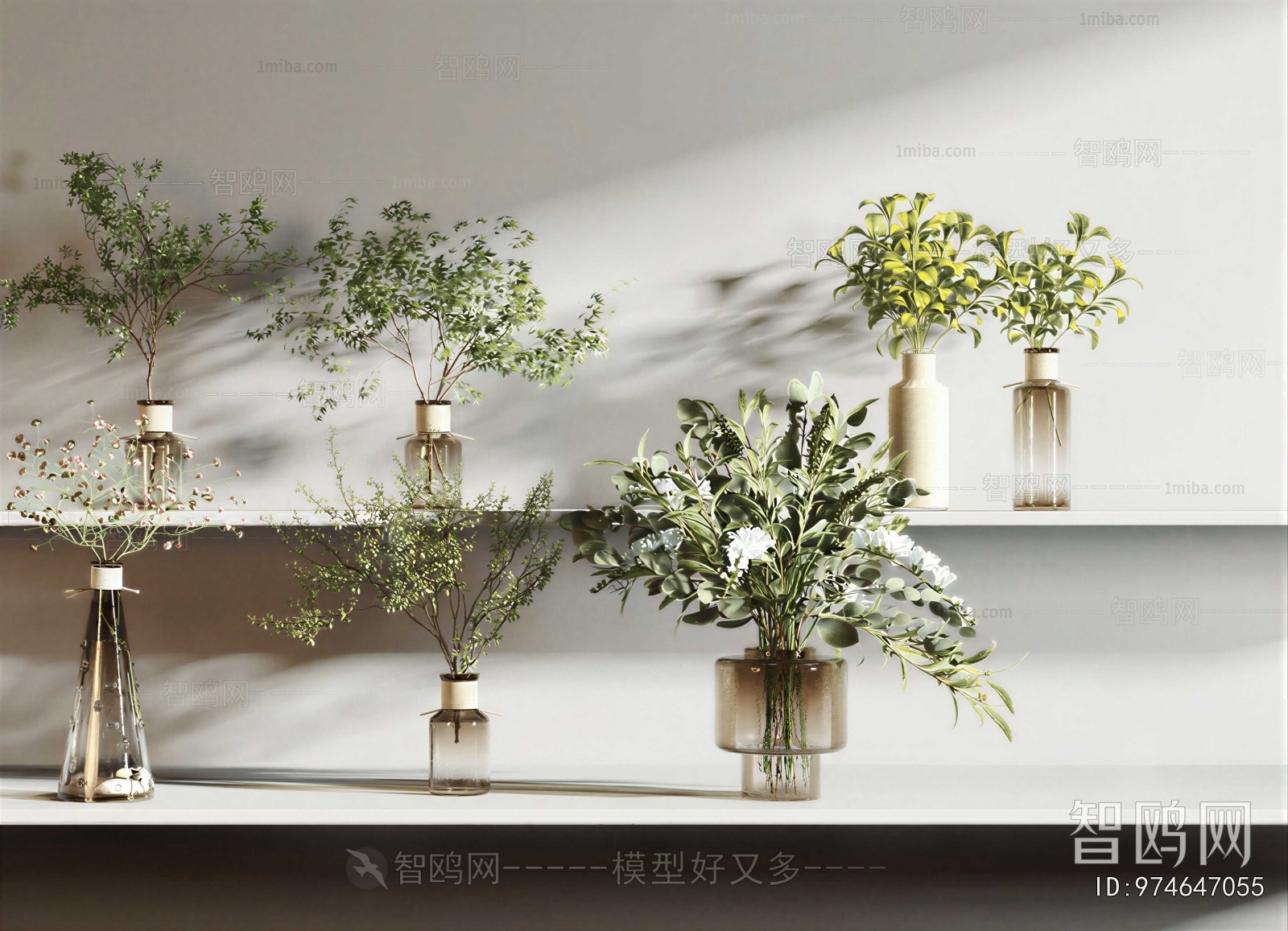 Modern Aquatic Green Plant