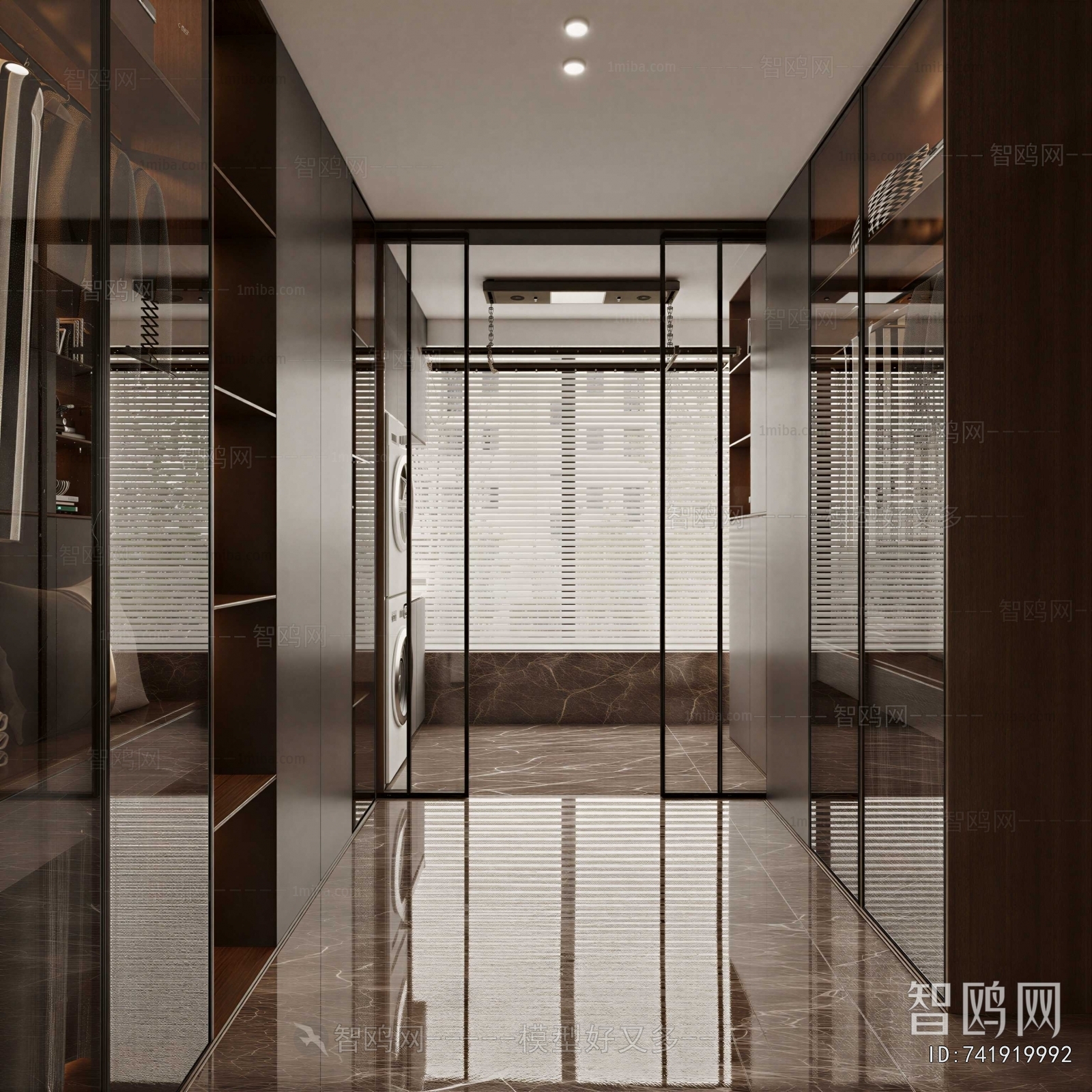 Modern Clothes Storage Area