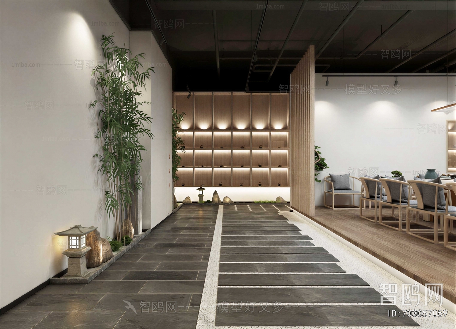 New Chinese Style Teahouse Tea House