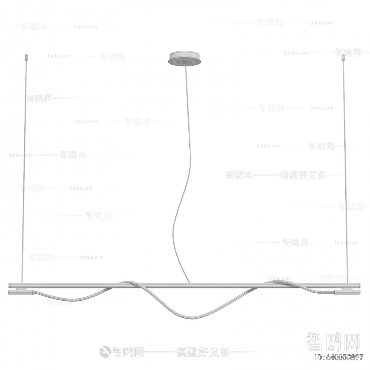 Modern Long Chandelier