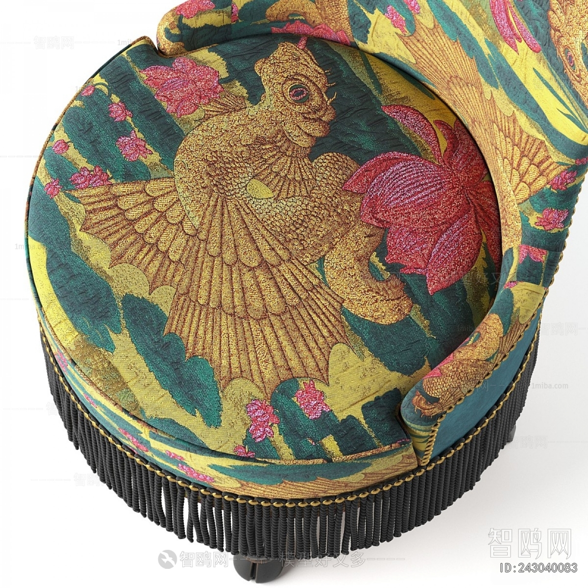 New Chinese Style Lounge Chair