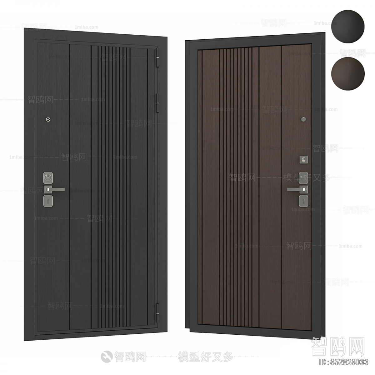Nordic Style Entrance Door